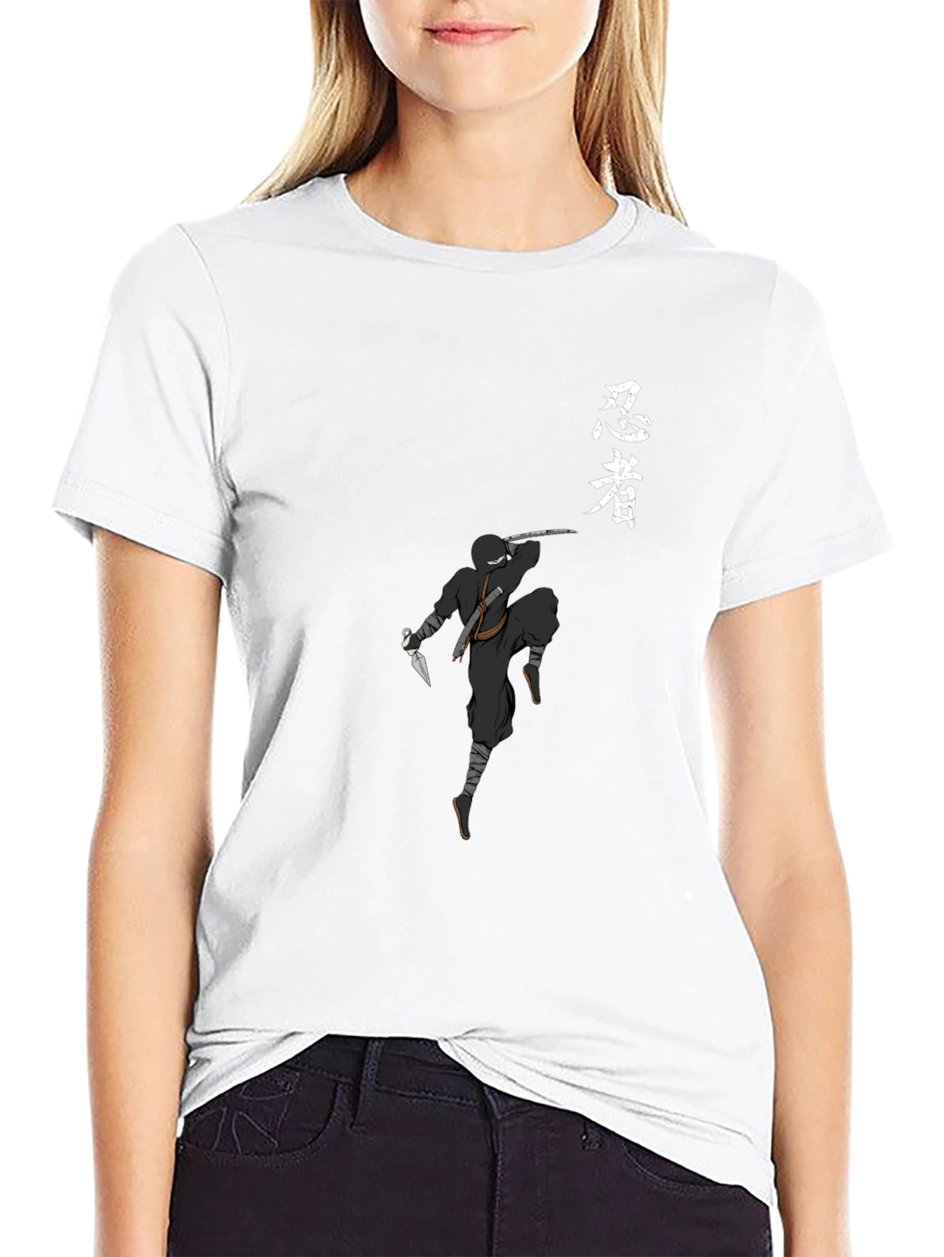 Ninja Graphic T-Shirt - Cool Black Tee