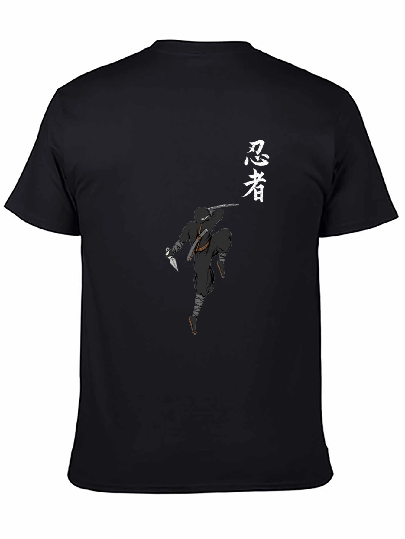 Ninja Graphic T-Shirt - Cool Black Tee