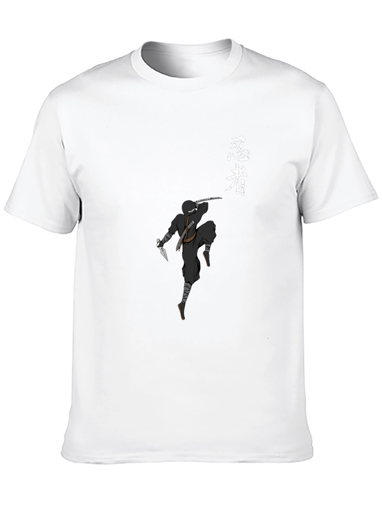 Ninja Graphic T-Shirt - Cool Black Tee