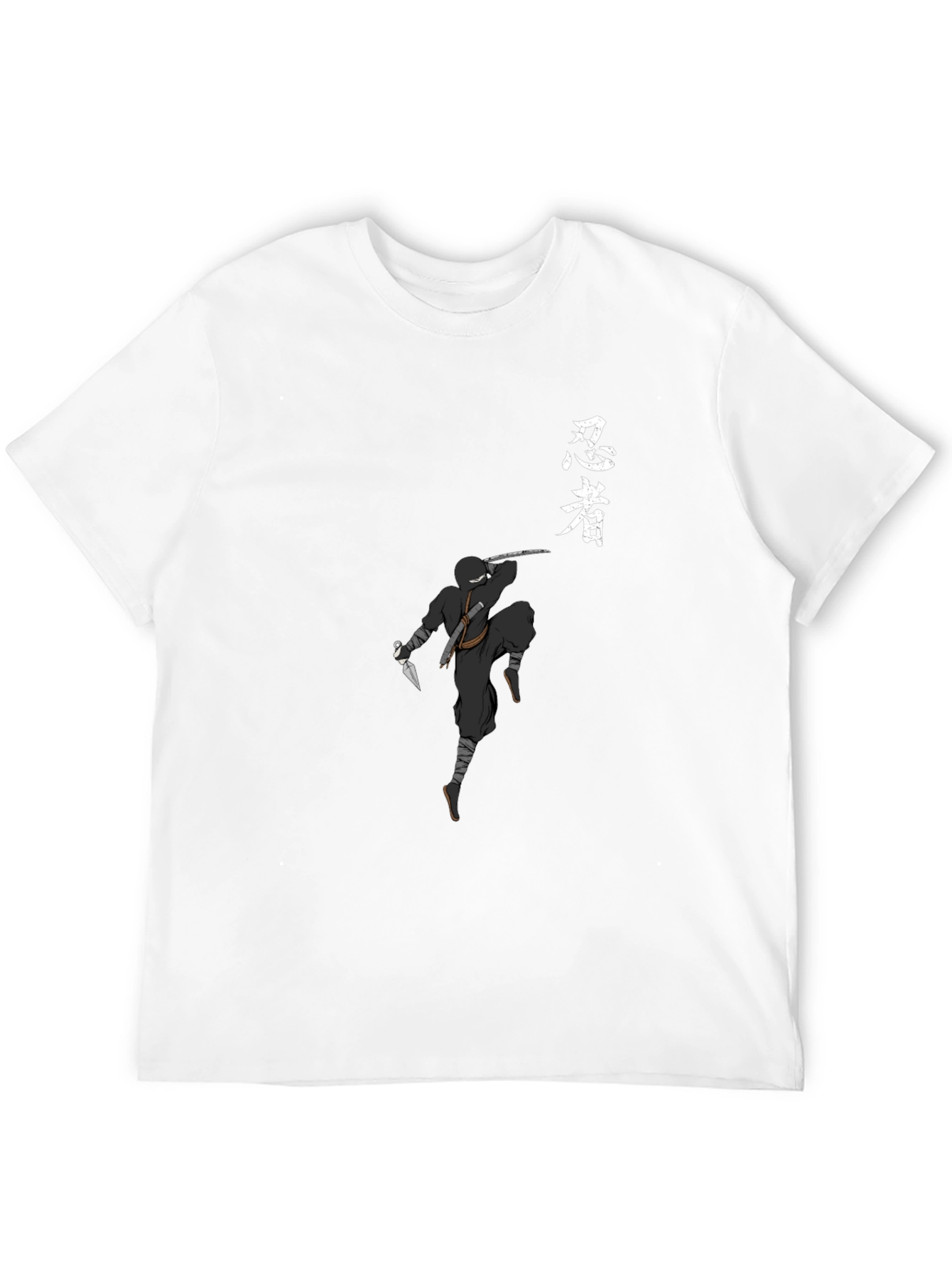 Ninja Graphic T-Shirt - Cool Black Tee