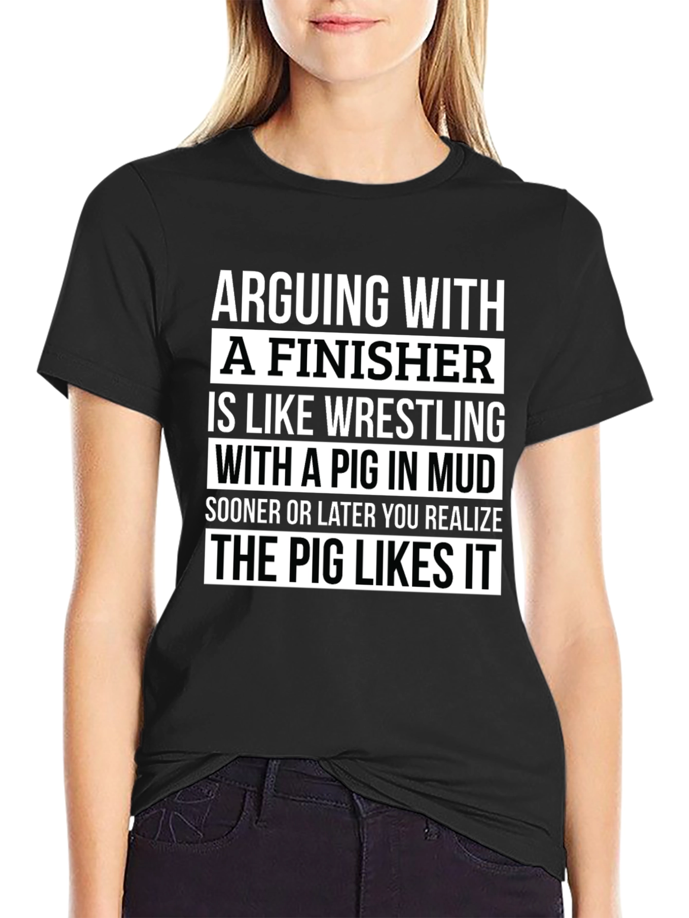 Arguing With a Finisher Graphic T-Shirt