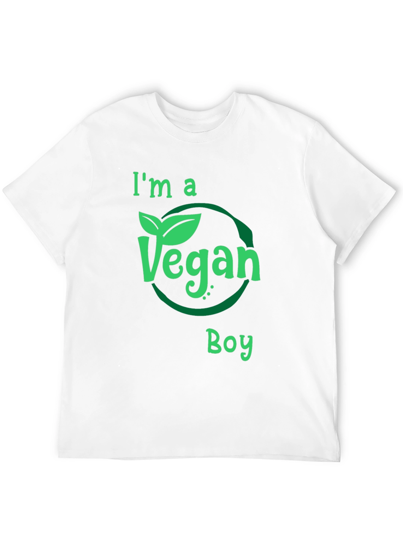 Vegan Boy Tee - Plant Based Lifestyle Shirt