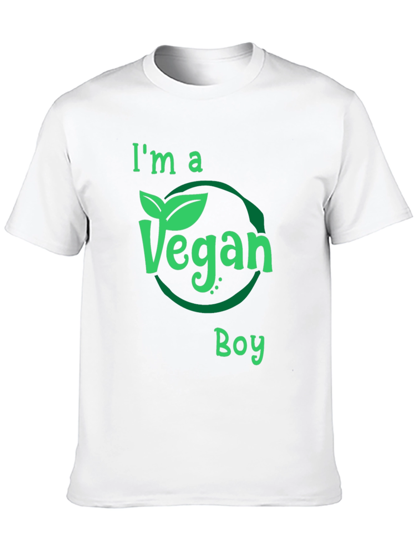 Vegan Boy Tee - Plant Based Lifestyle Shirt