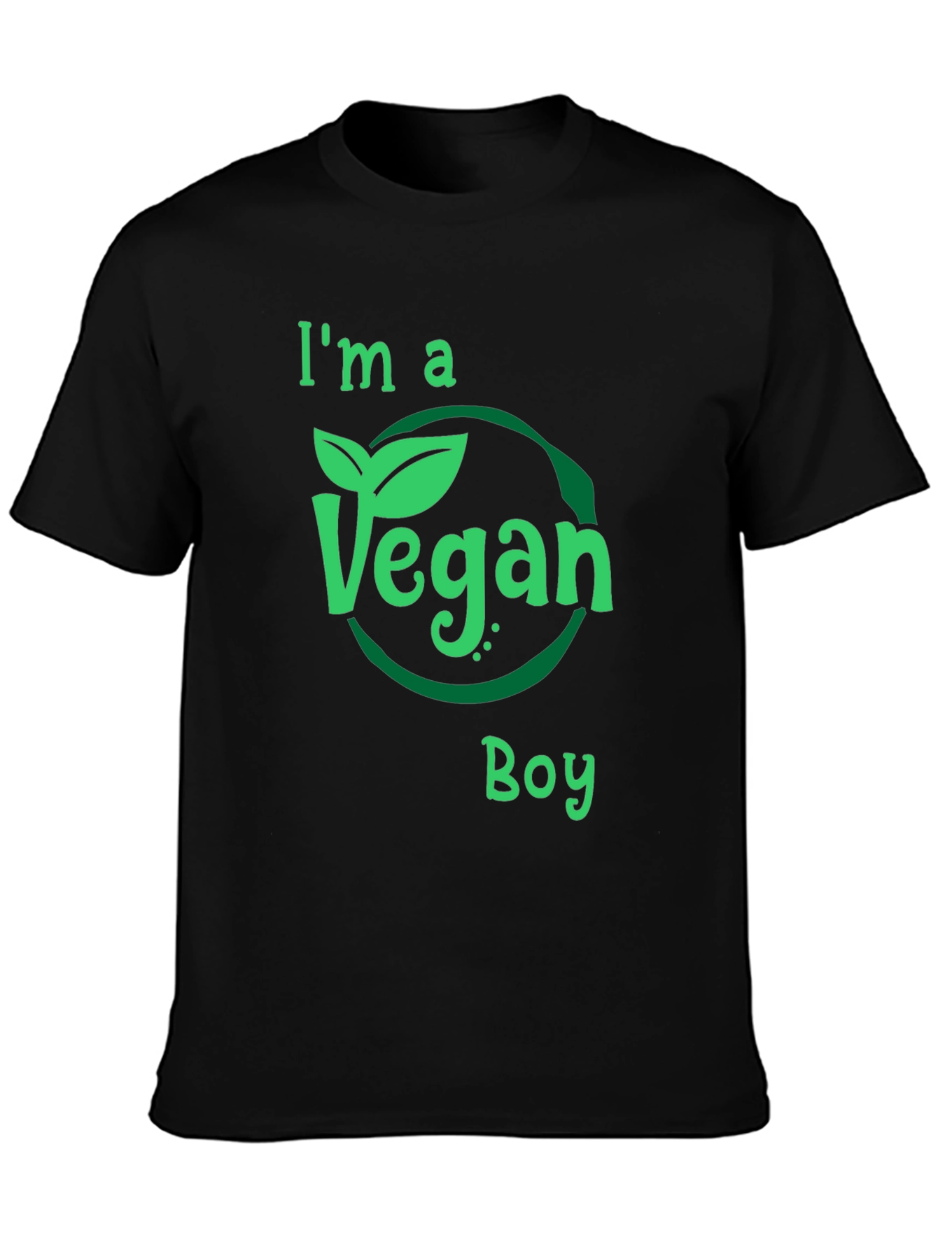 Vegan Boy Tee - Plant Based Lifestyle Shirt
