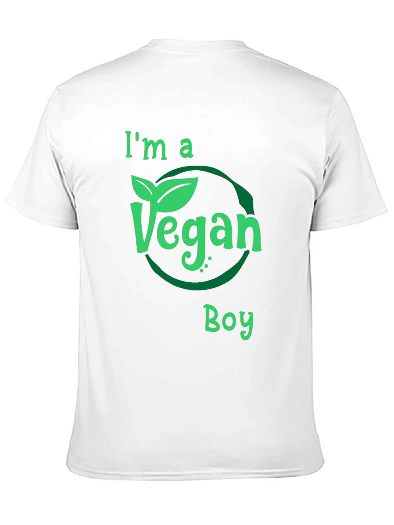 Vegan Boy Tee - Plant Based Lifestyle Shirt