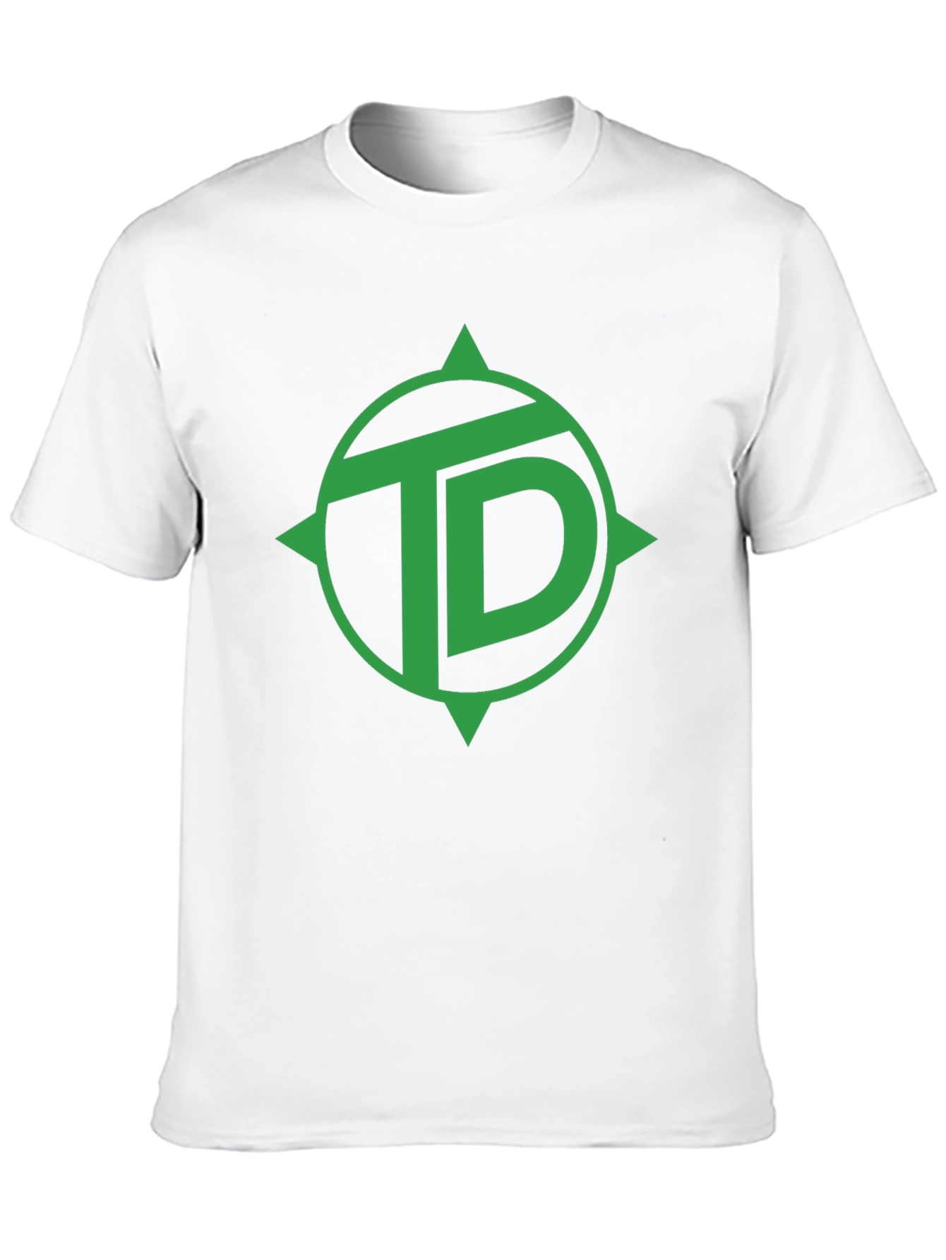TD Green Logo Black T-Shirt