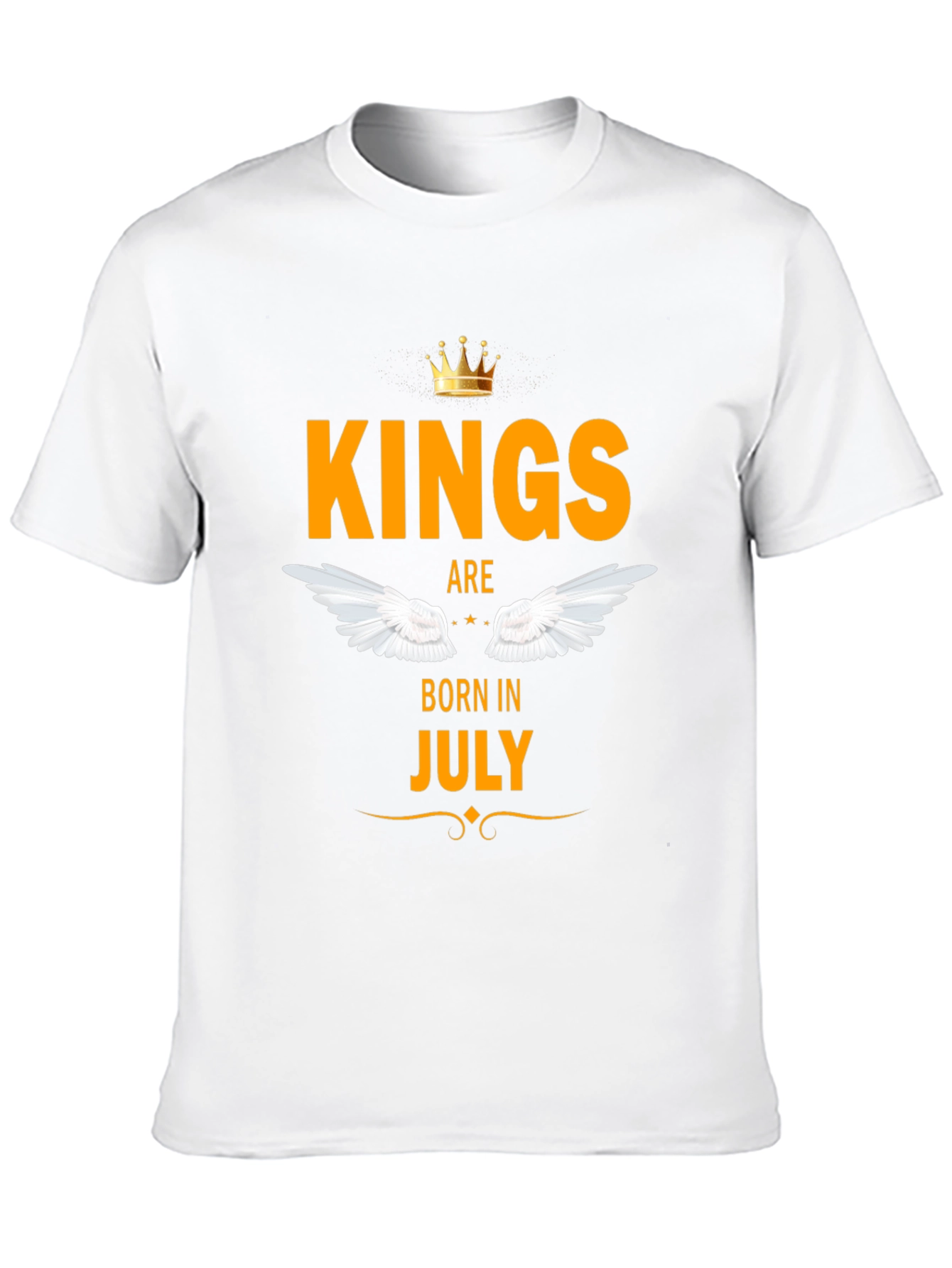 Kings Born in July Black T-Shirt