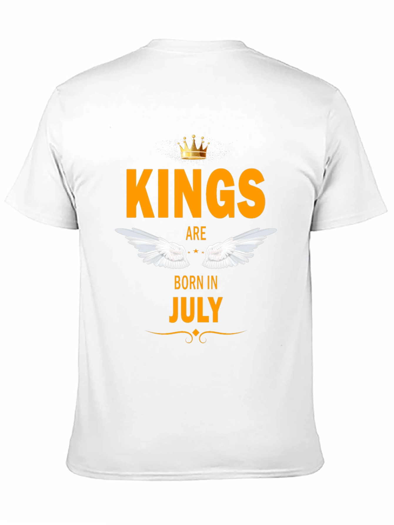 Kings Born in July Black T-Shirt