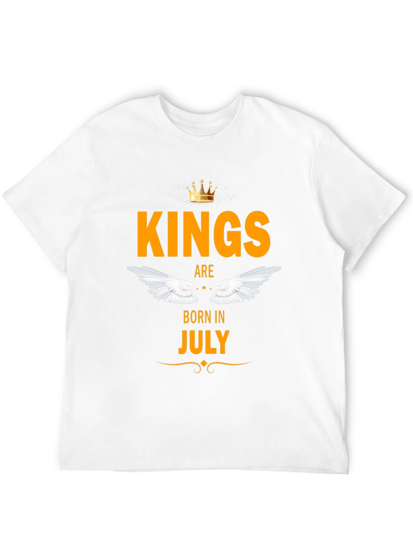 Kings Born in July Black T-Shirt