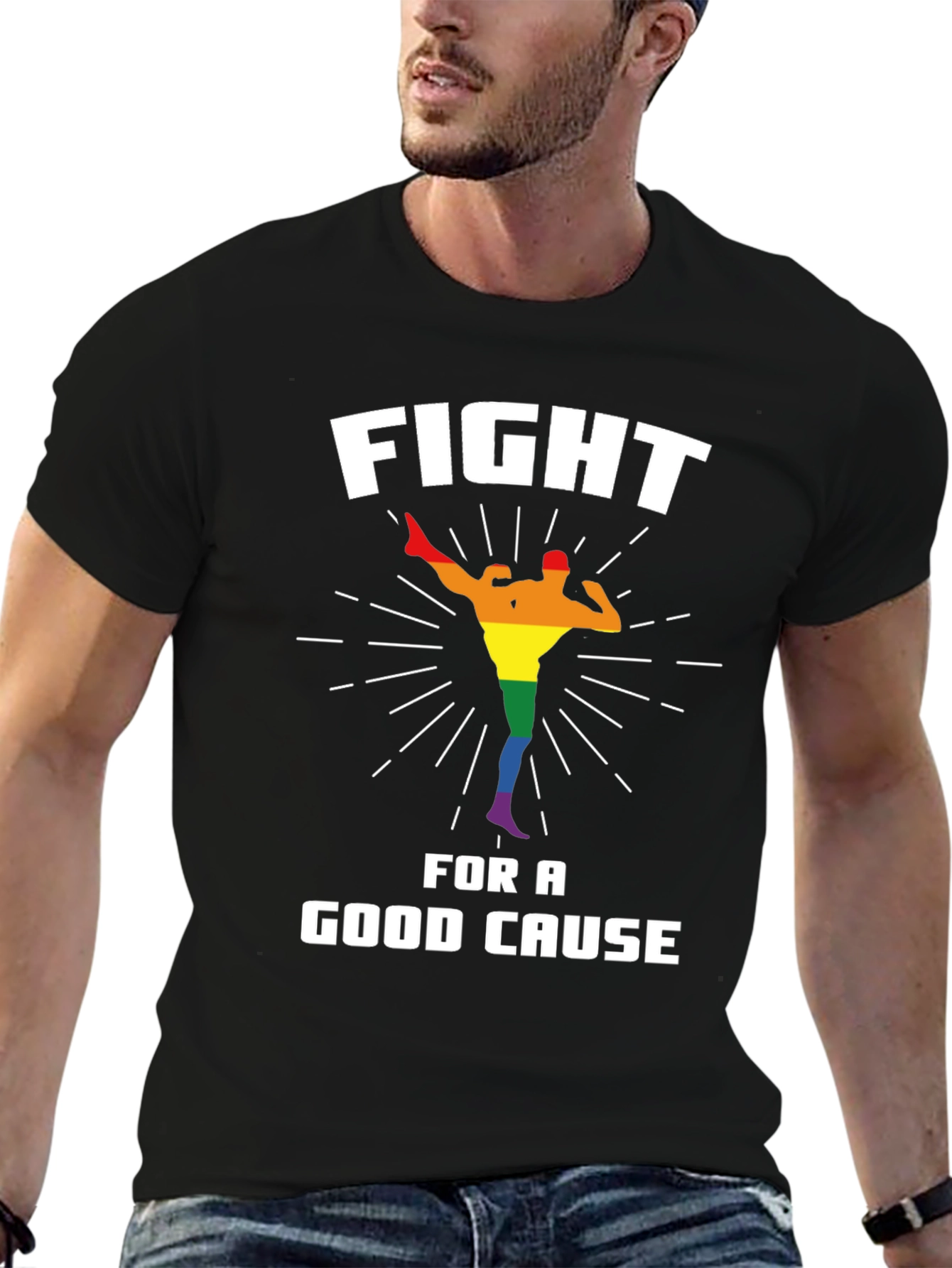 Fight For a Good Cause T-Shirt LGBTQ Pride
