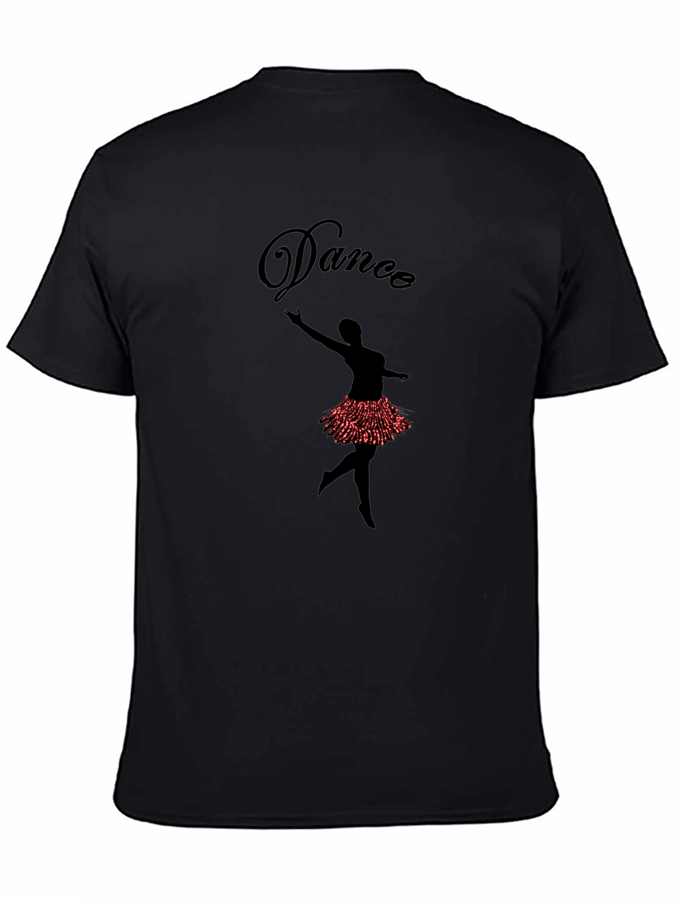 Dance Ballerina Graphic Tee - Mens Black T-Shirt