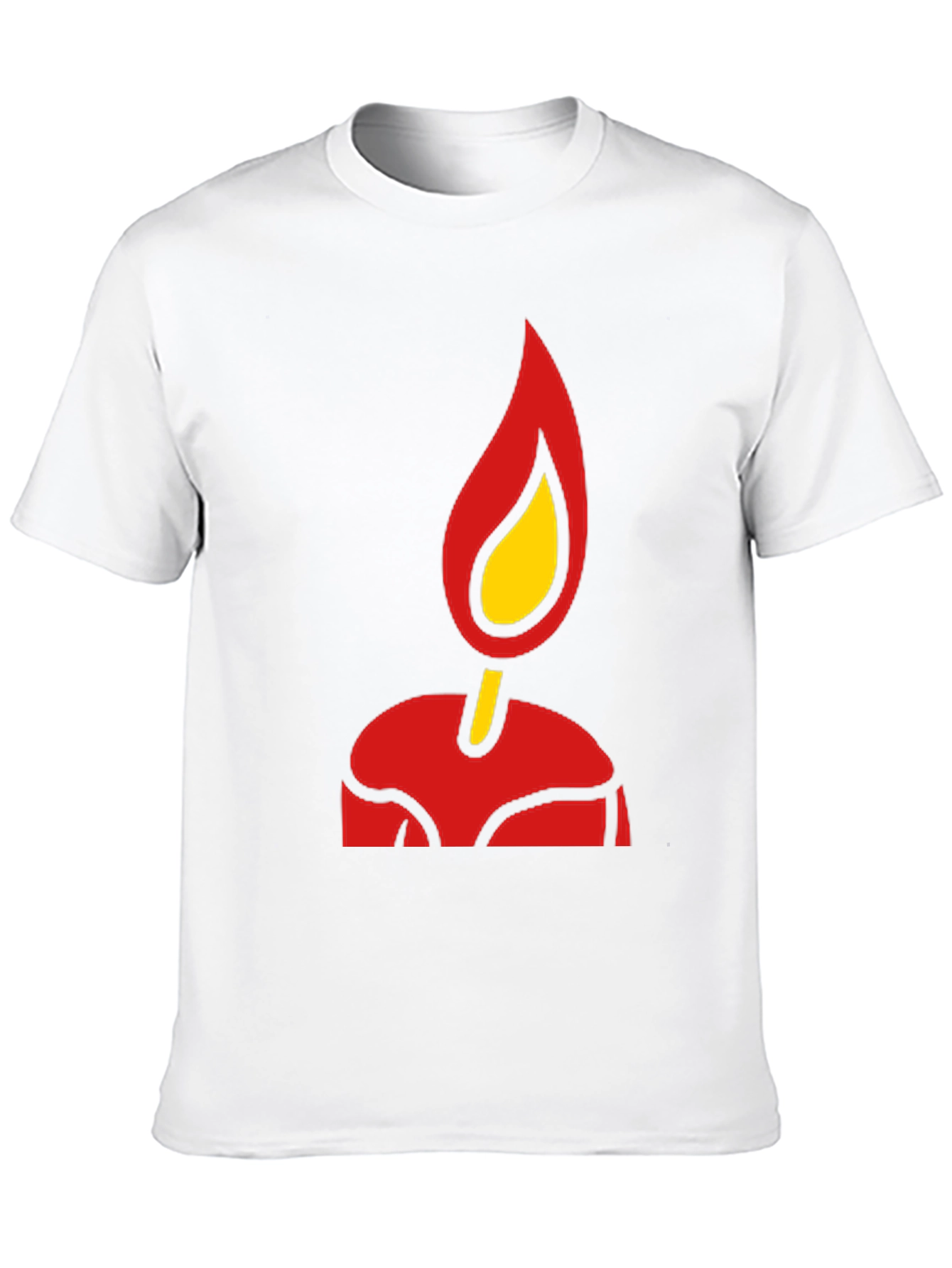 Flame Graphic Tee - Bold Stylish Black T-Shirt