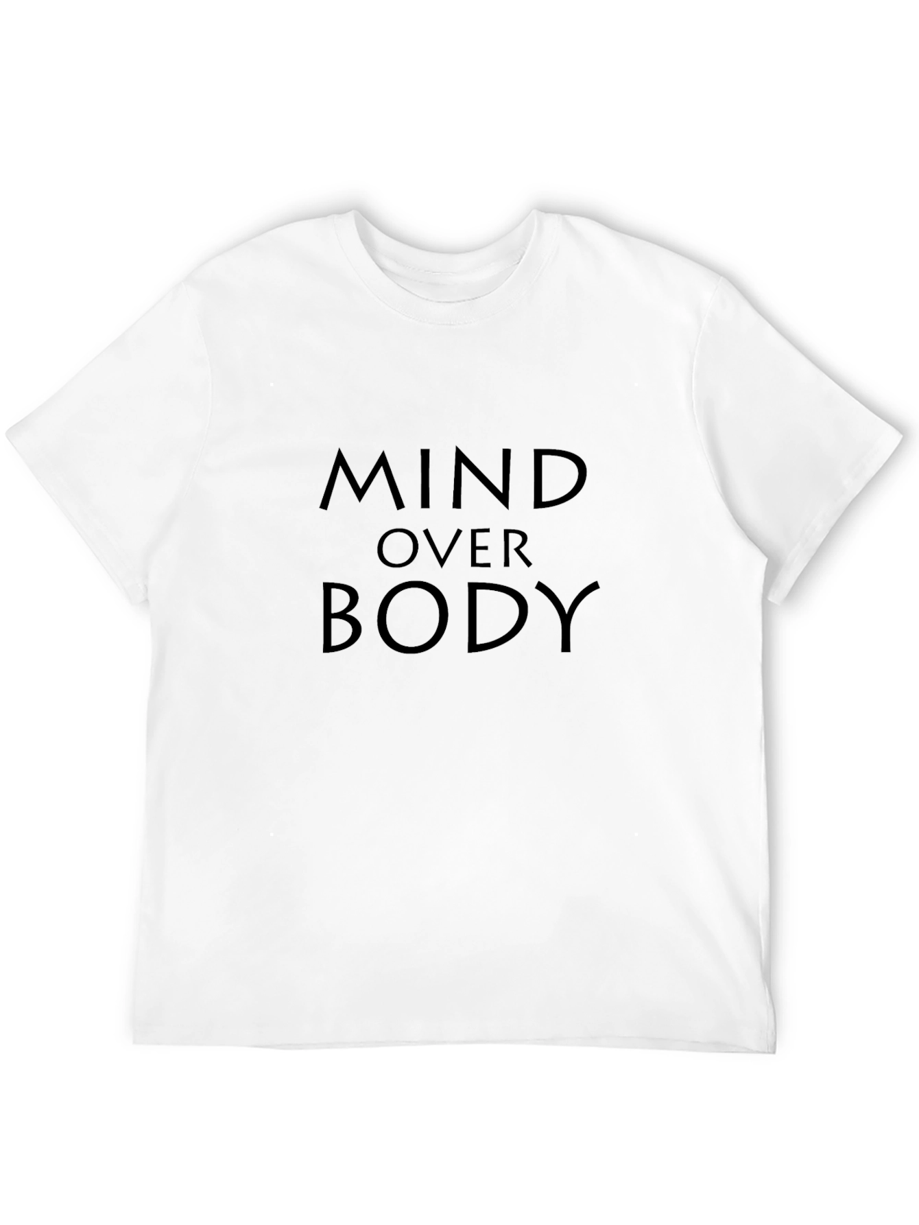 Mind Over Body Black Graphic Tee