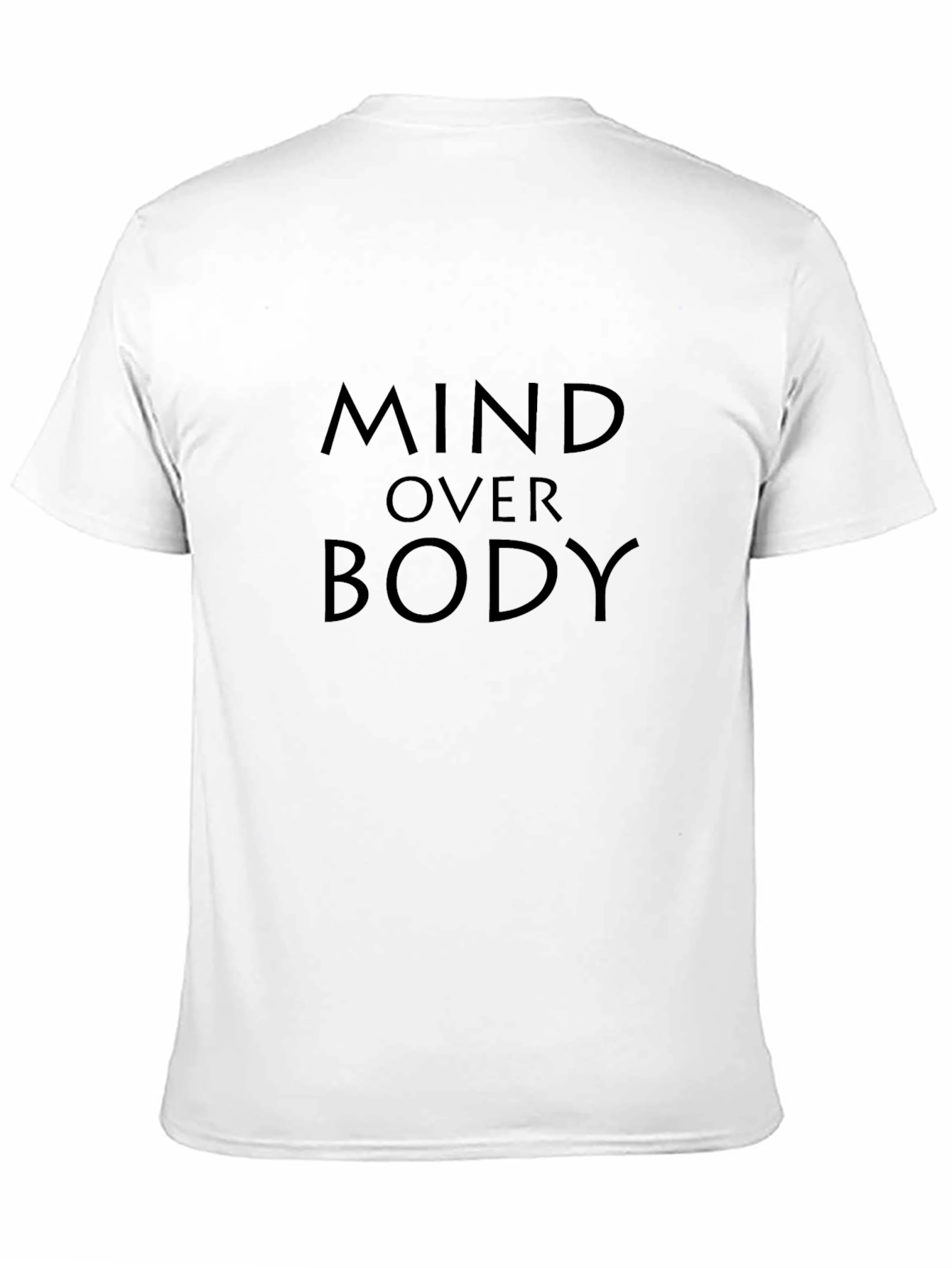 Mind Over Body Black Graphic Tee