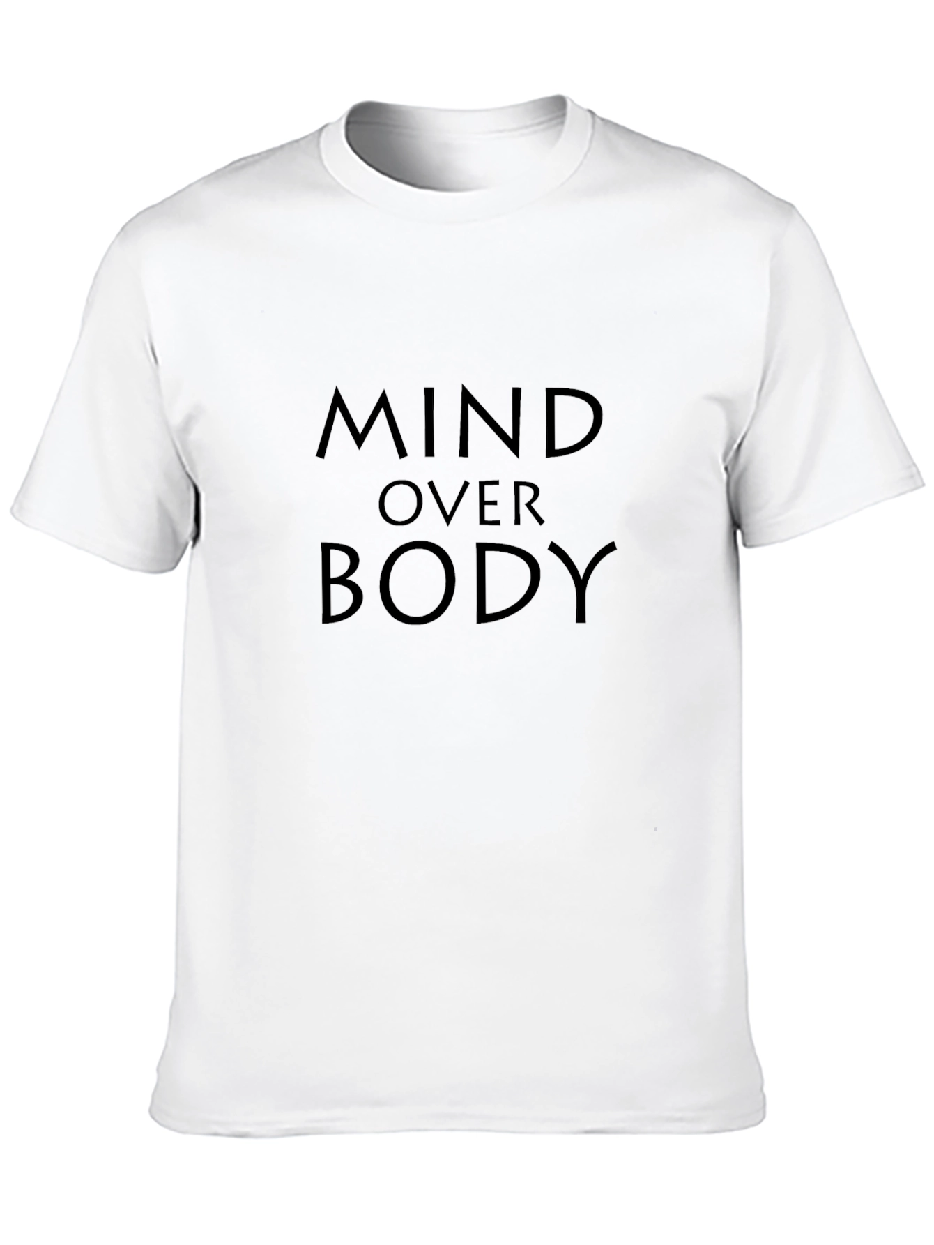 Mind Over Body Black Graphic Tee