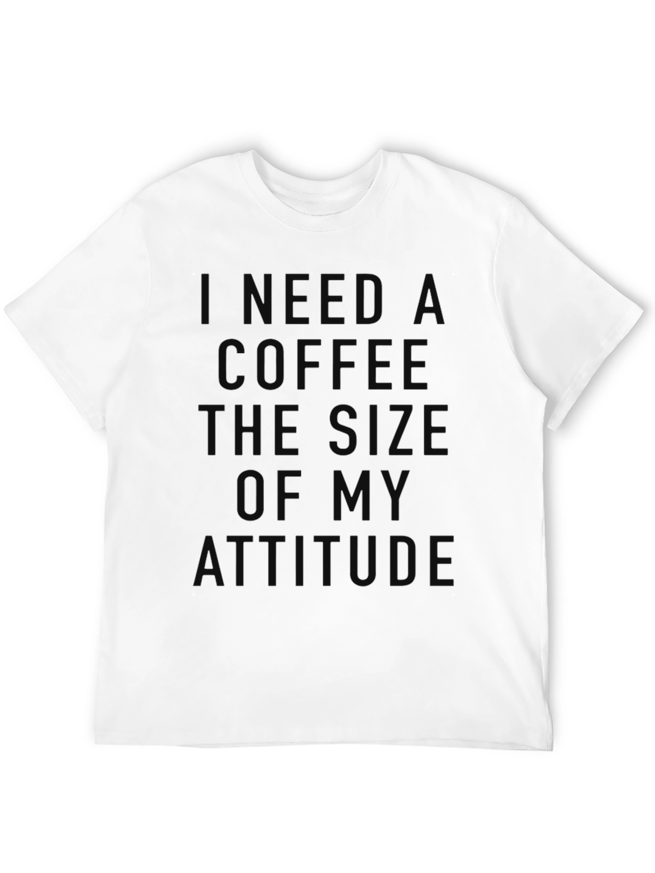 Coffee Attitude Black T-Shirt