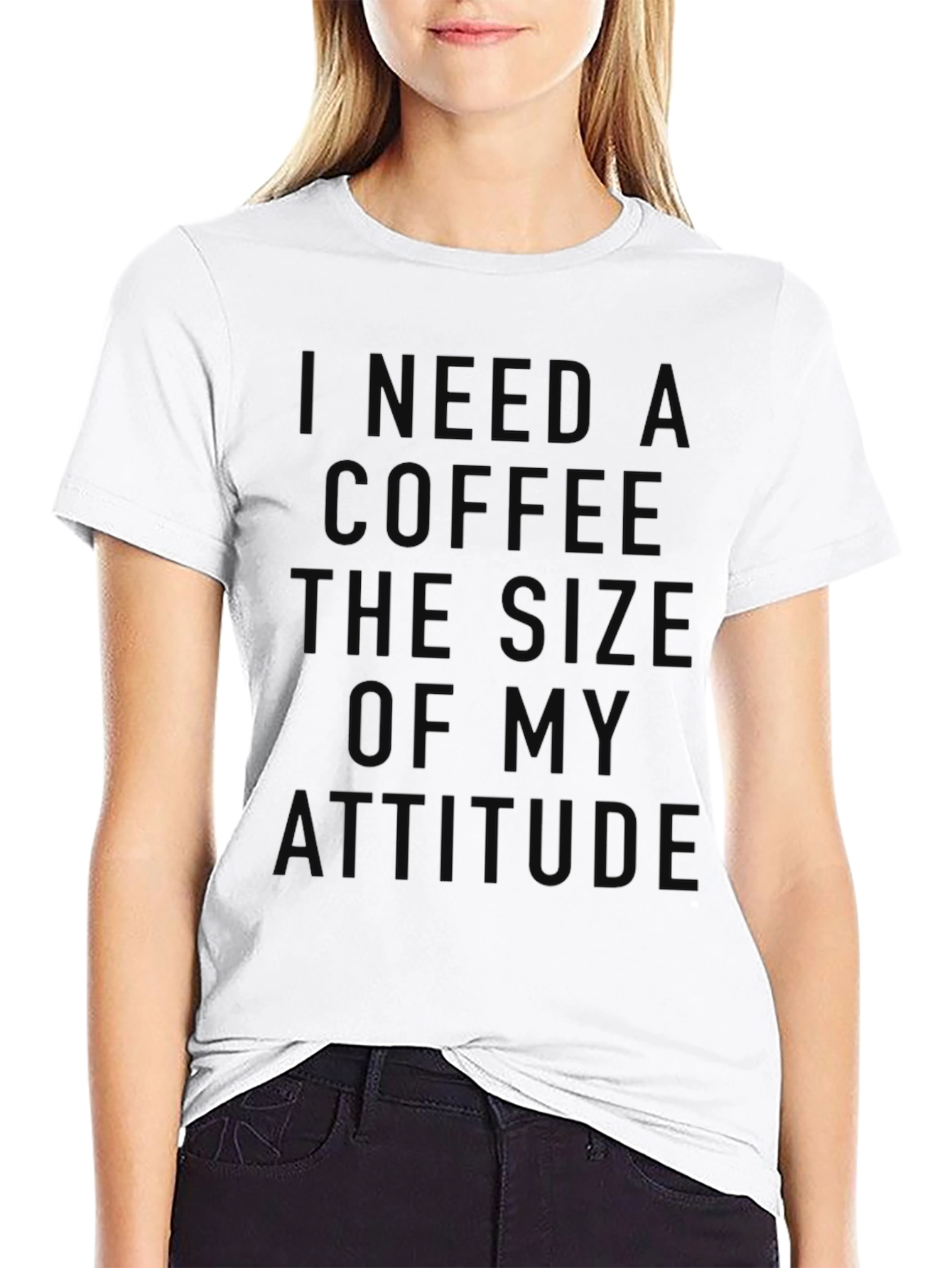 Coffee Attitude Black T-Shirt