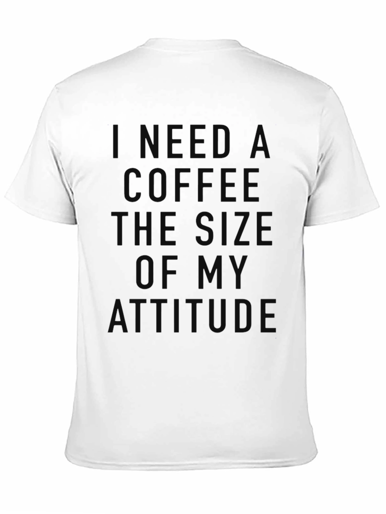 Coffee Attitude Black T-Shirt