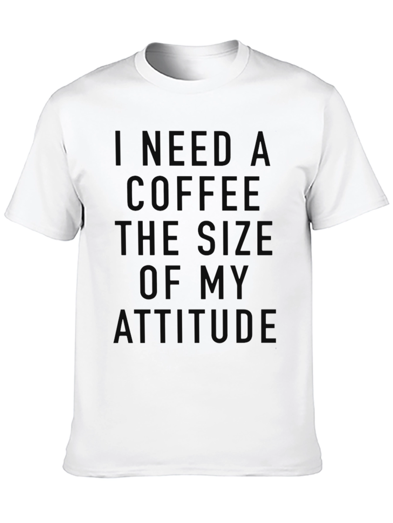 Coffee Attitude Black T-Shirt