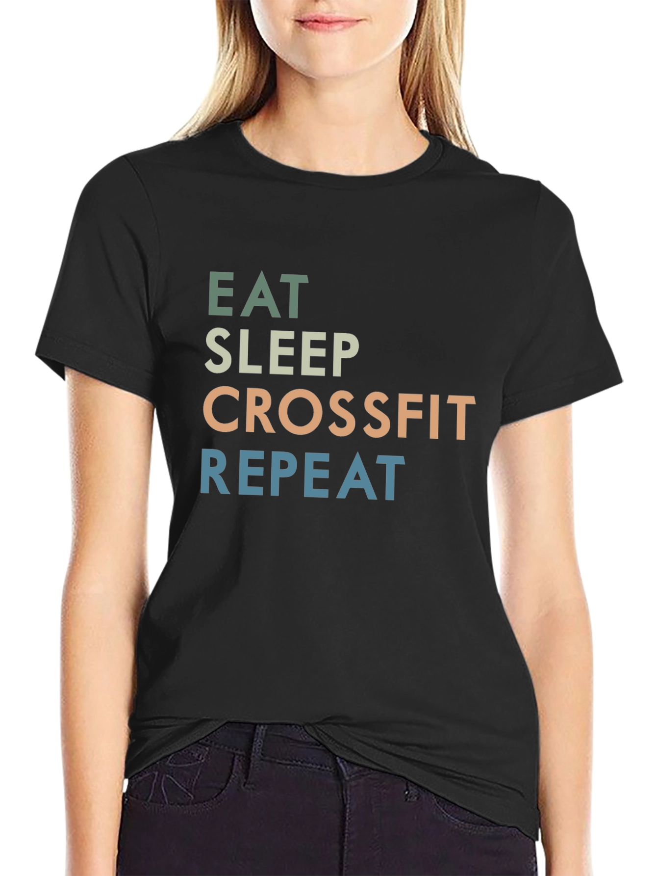 Eat Sleep Crossfit Repeat T-Shirt