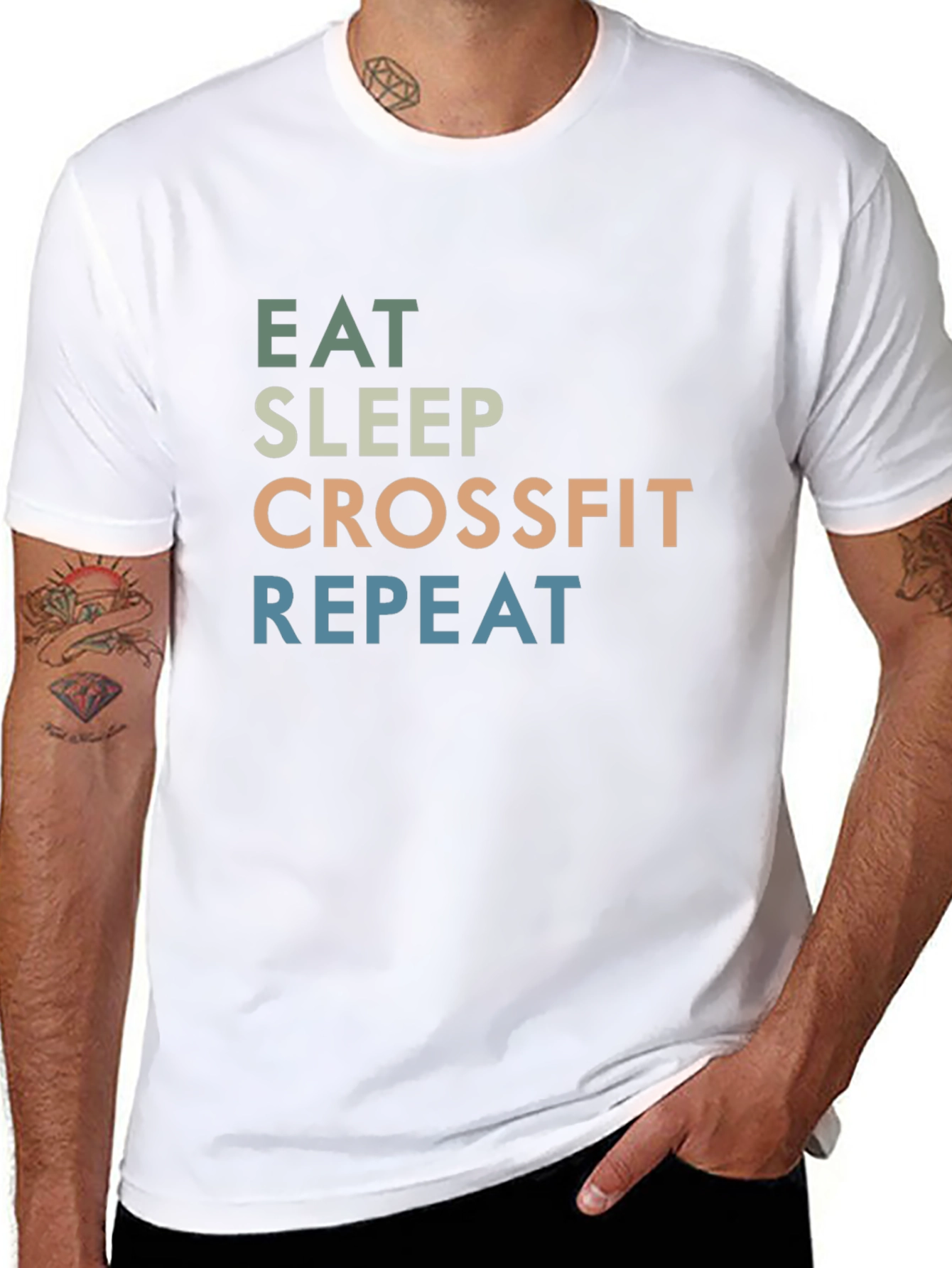 Eat Sleep Crossfit Repeat T-Shirt