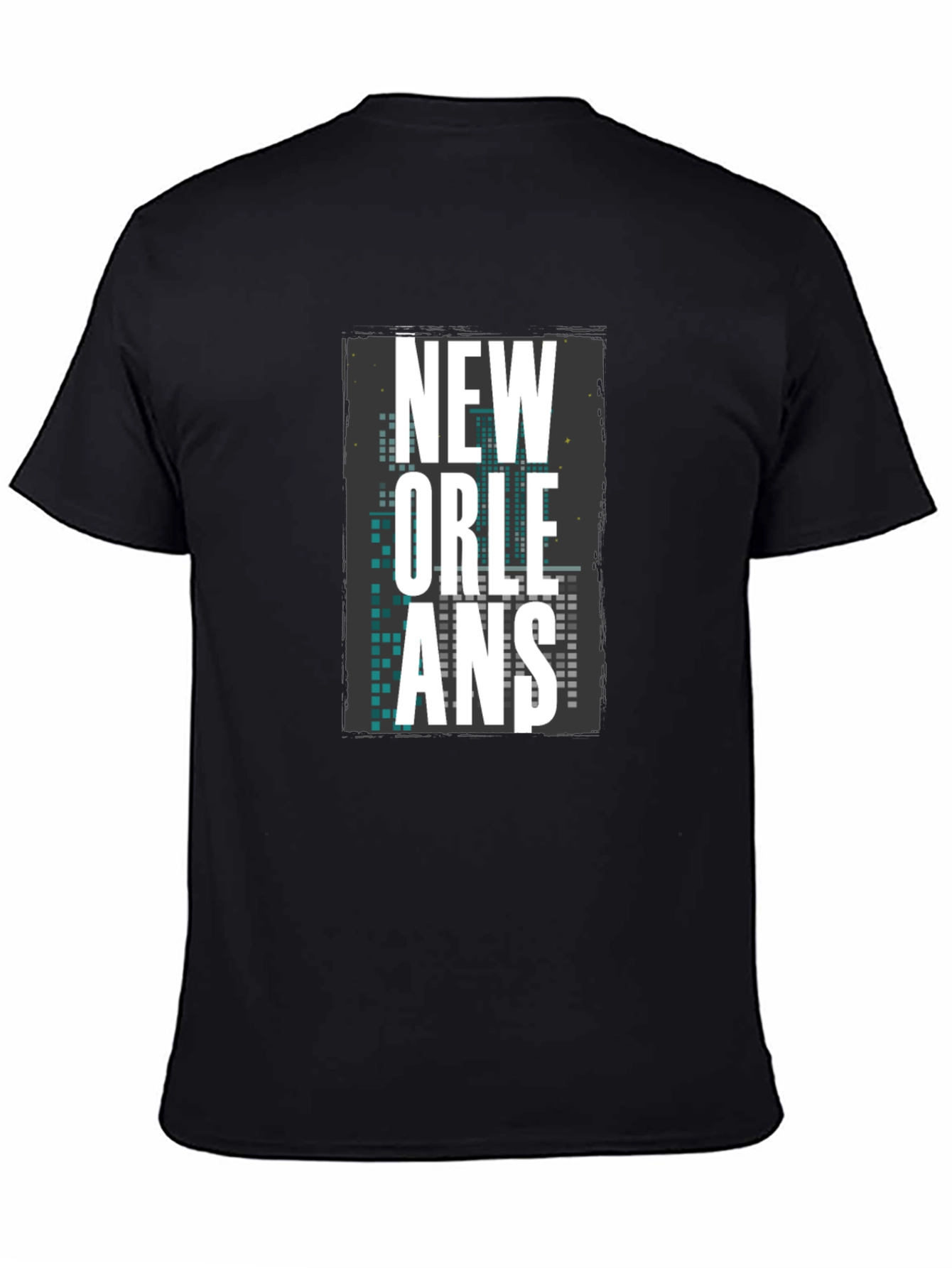 New Orleans Graphic T-Shirt - Mens Black Tee