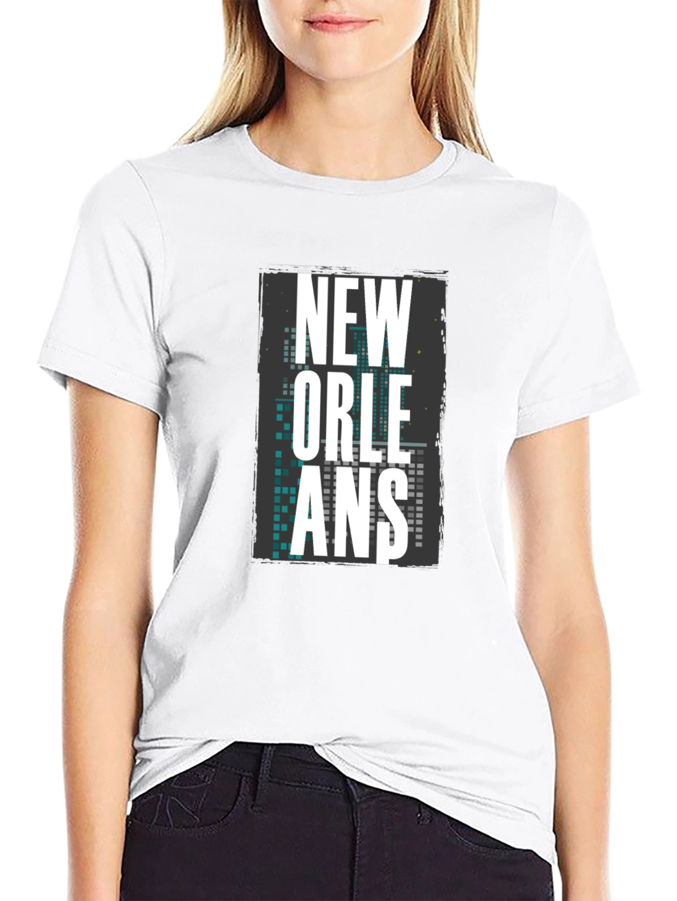 New Orleans Graphic T-Shirt - Mens Black Tee