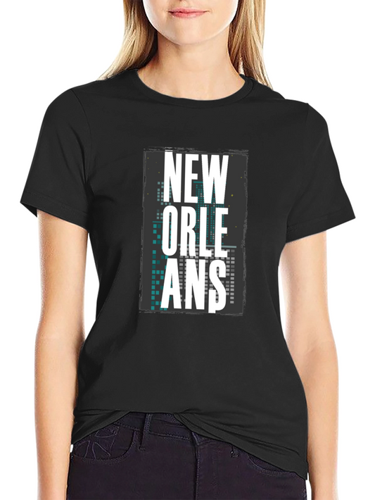 New Orleans Graphic T-Shirt - Mens Black Tee