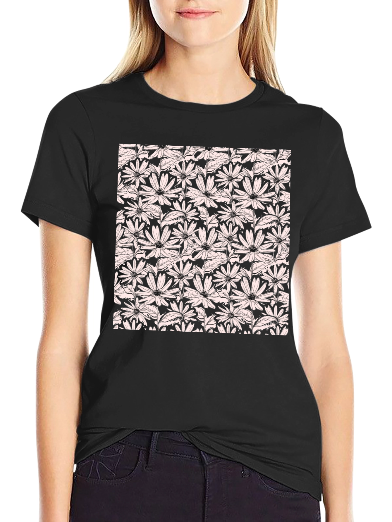 Floral Pattern Tee
