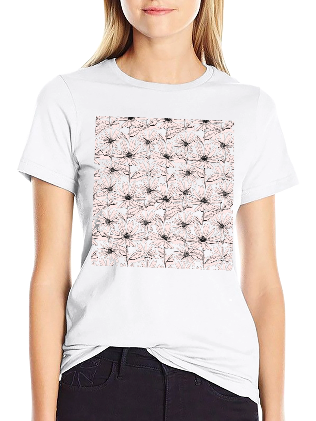 Floral Pattern Tee