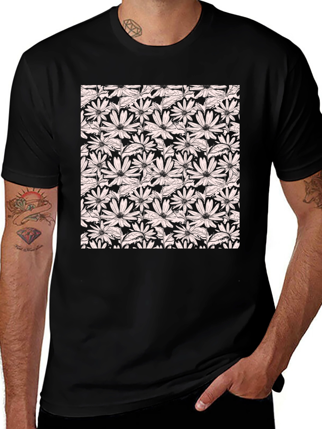 Floral Pattern Tee