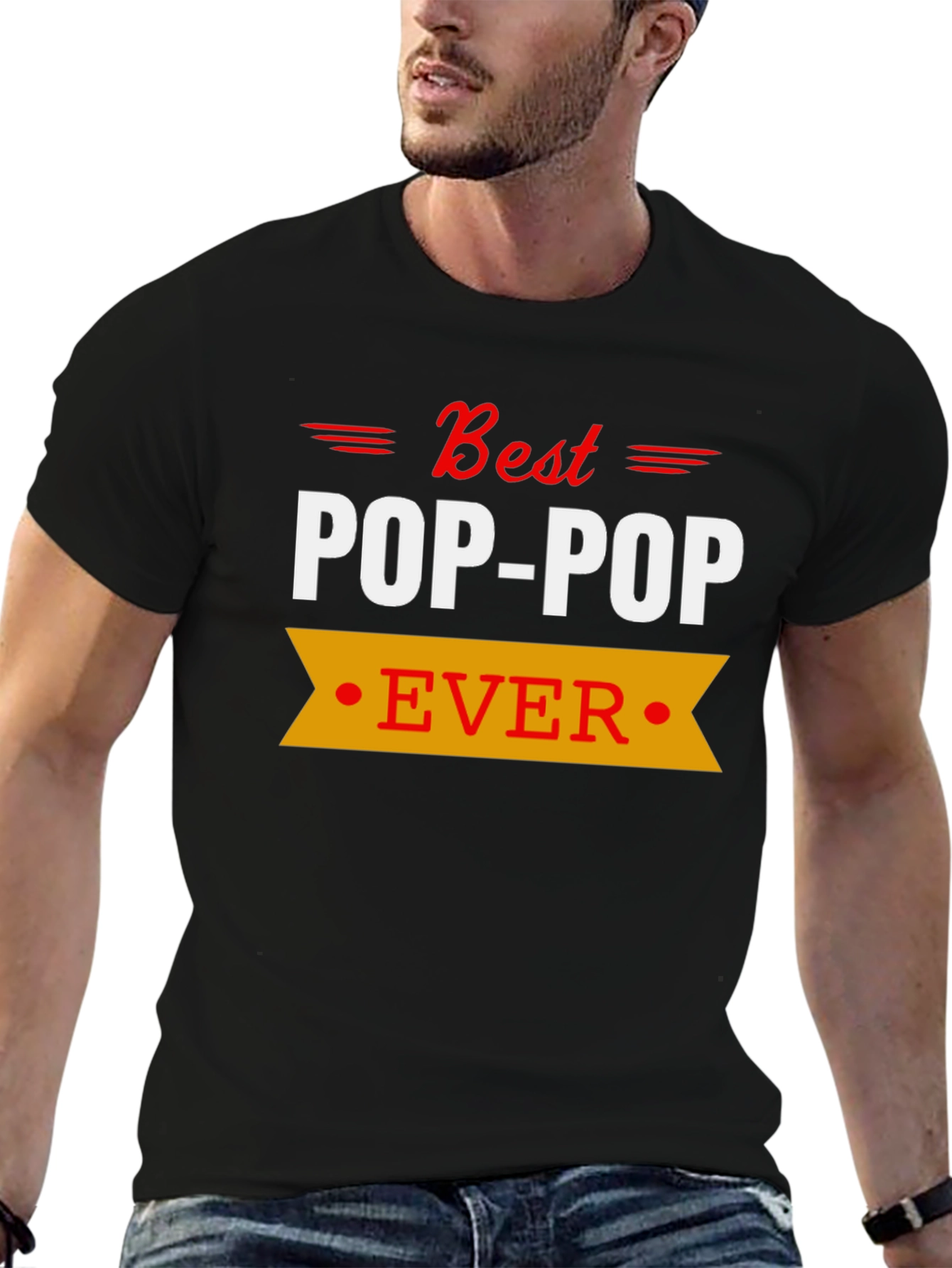 Best Pop-Pop Ever T-Shirt Grandfather Gift