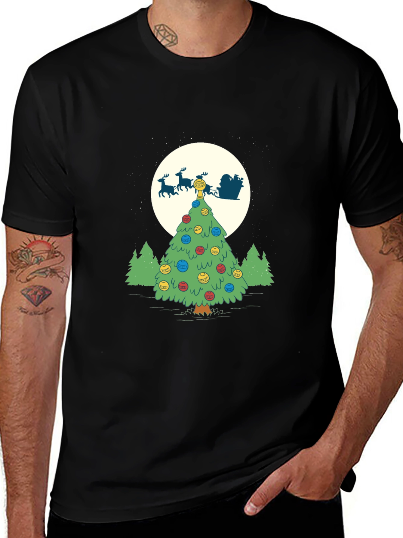 Christmas Tree Graphic Tee