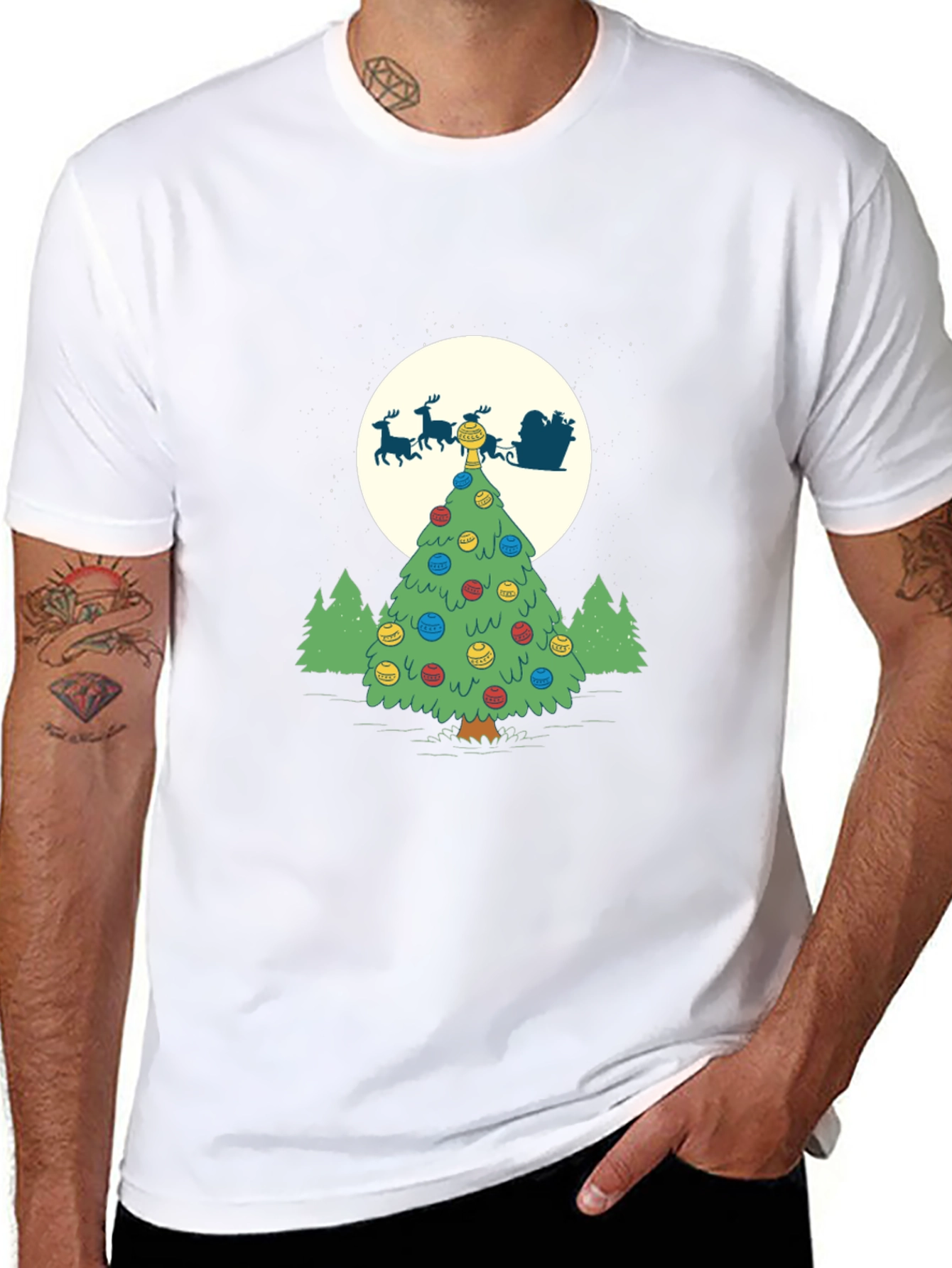 Christmas Tree Graphic Tee