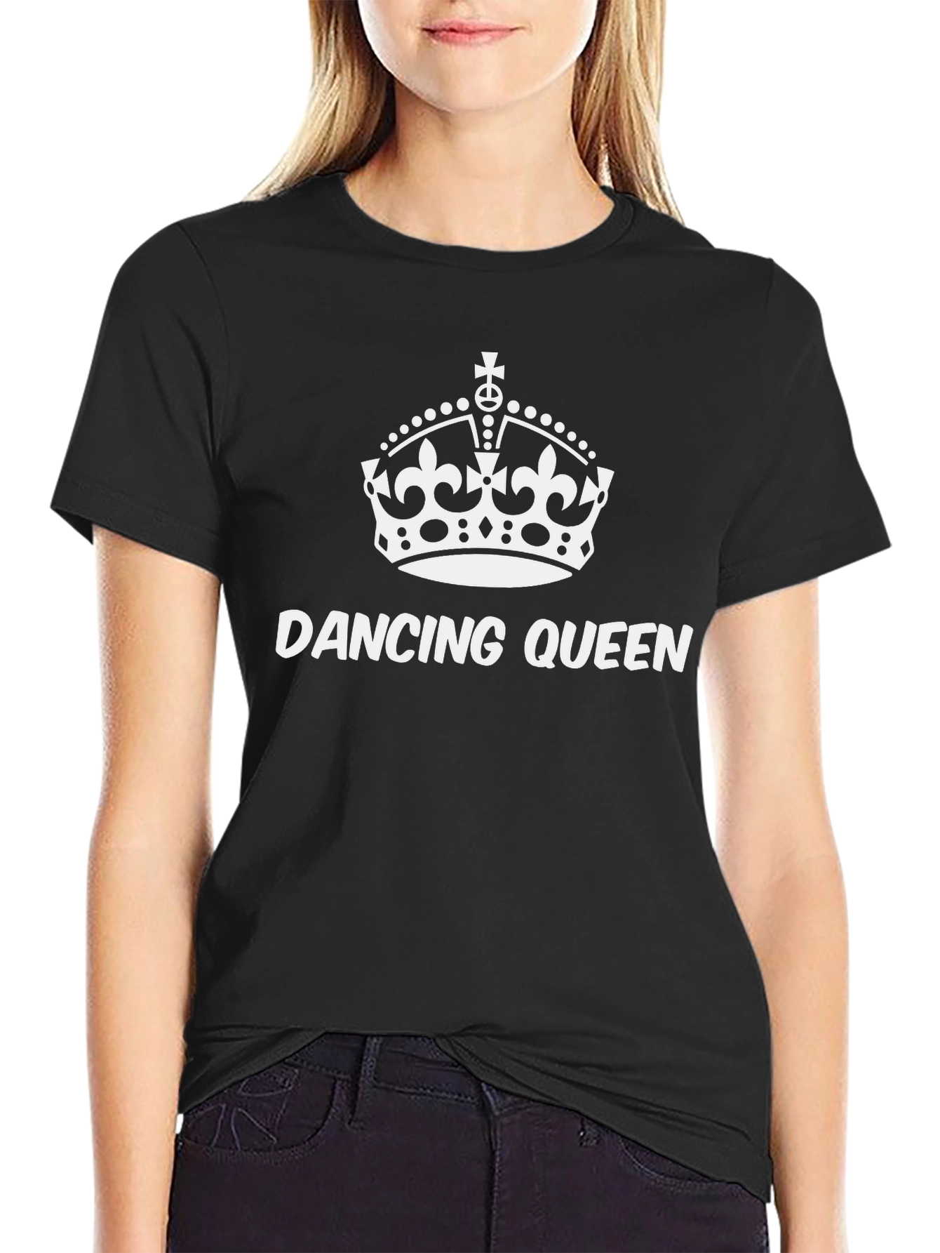 Dancing Queen Crown Graphic Tee - Stylish & Comfy