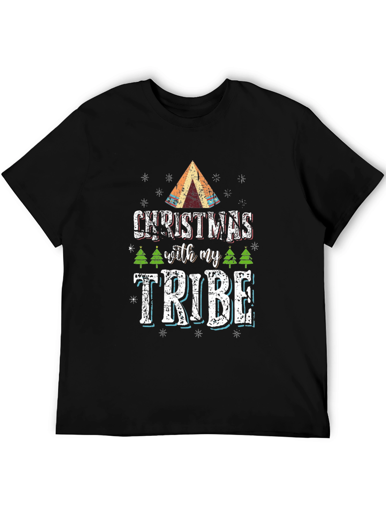 Christmas With My Tribe T-Shirt