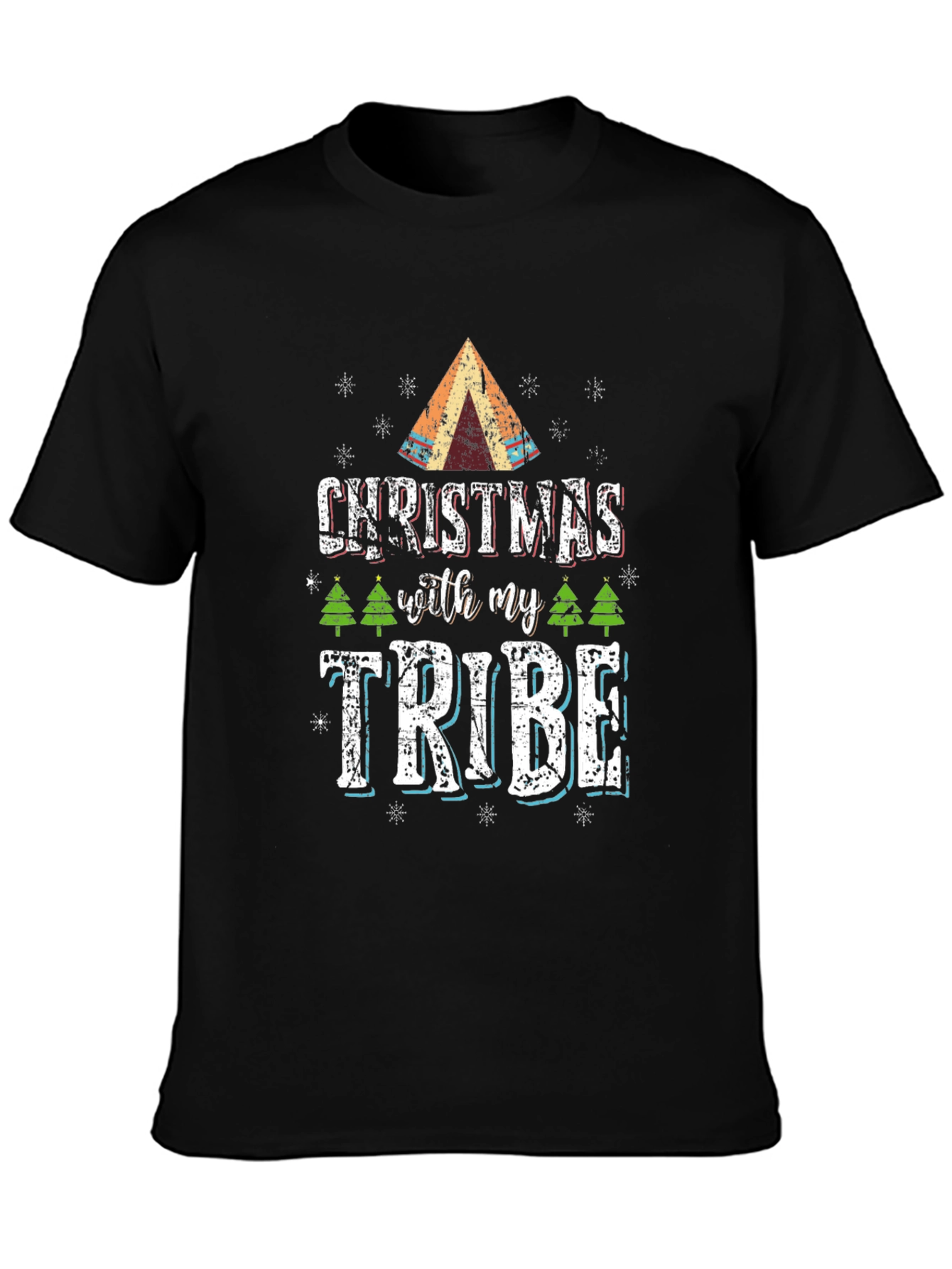 Christmas With My Tribe T-Shirt