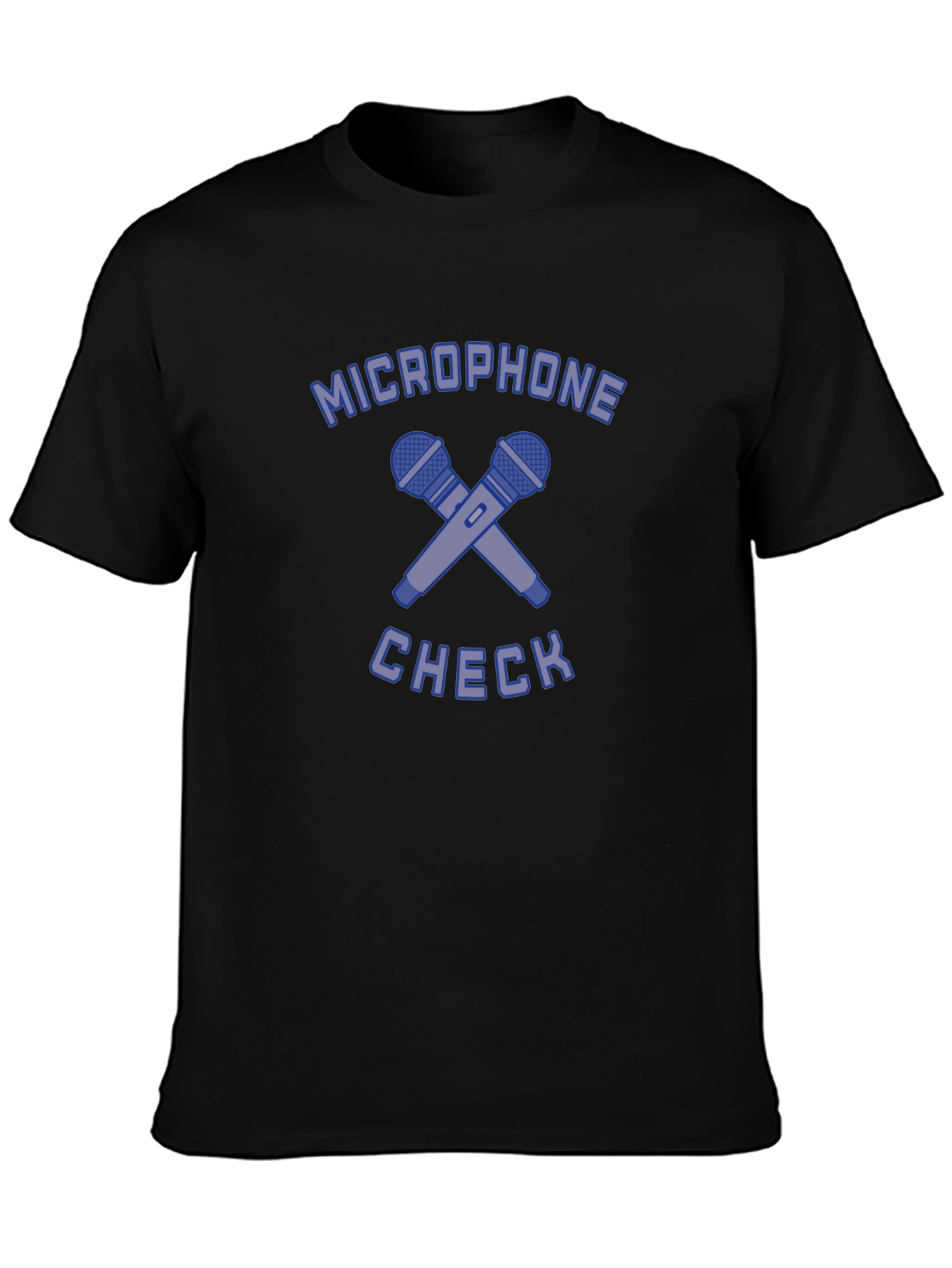Microphone Check Graphic T-Shirt