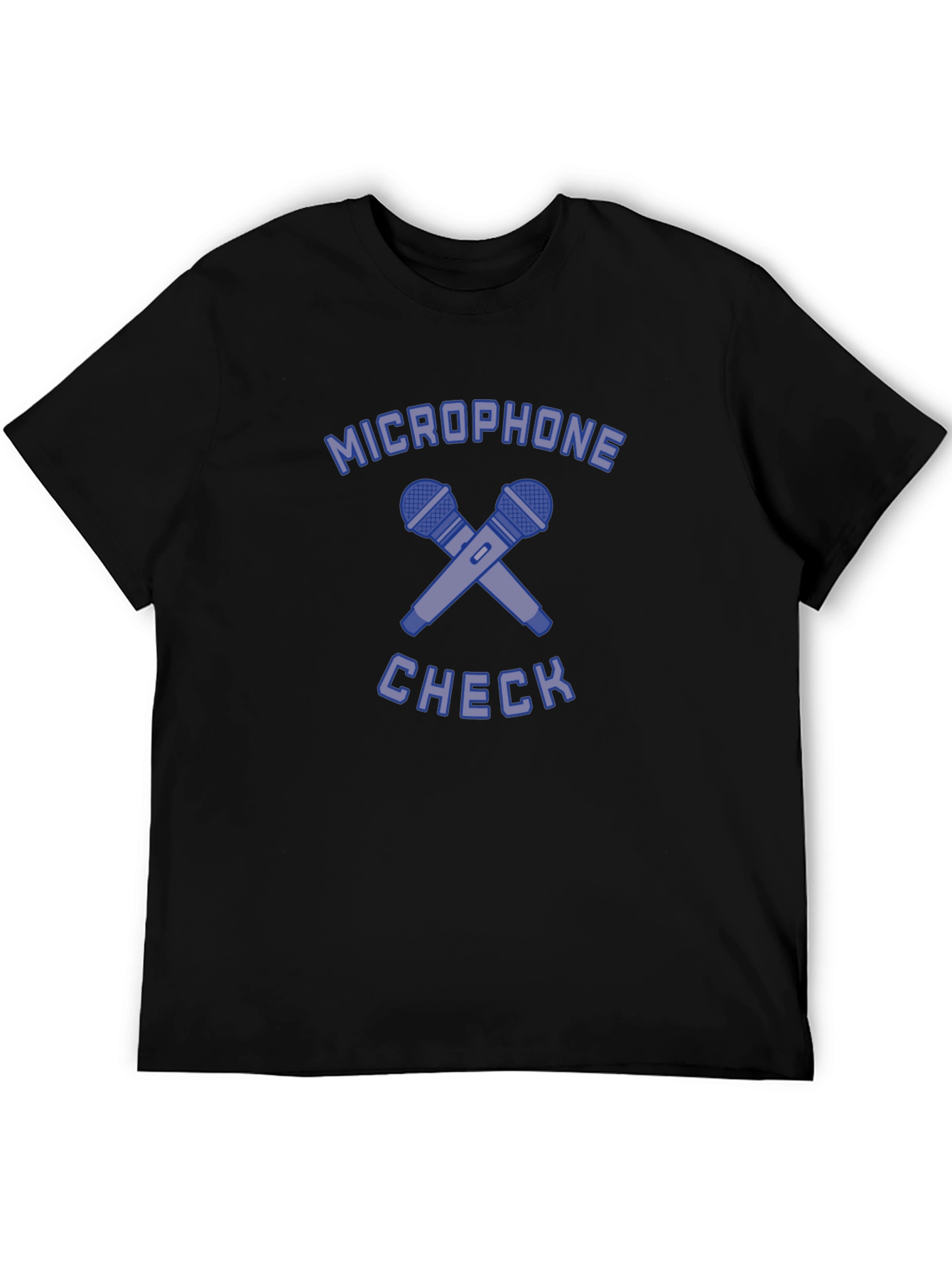 Microphone Check Graphic T-Shirt