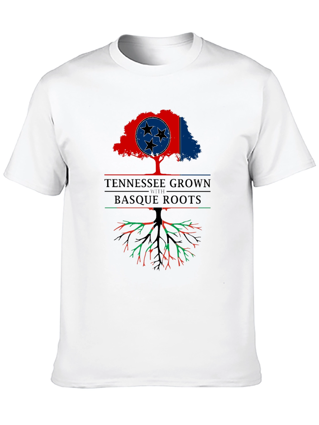 Tennessee Grown with Basque Roots Graphic T-Shirt