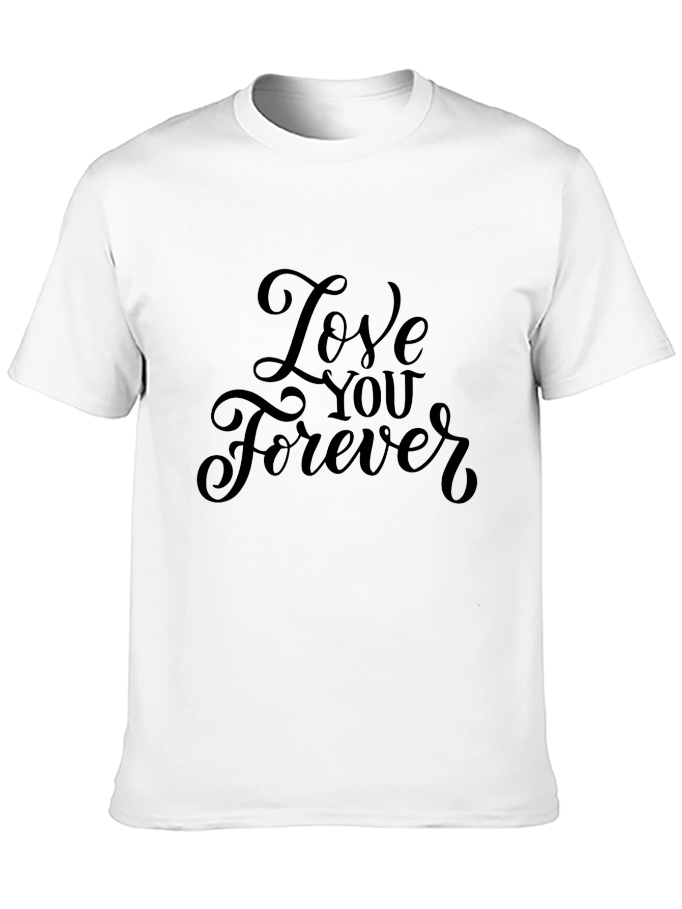 Love You Forever Black Graphic Tee