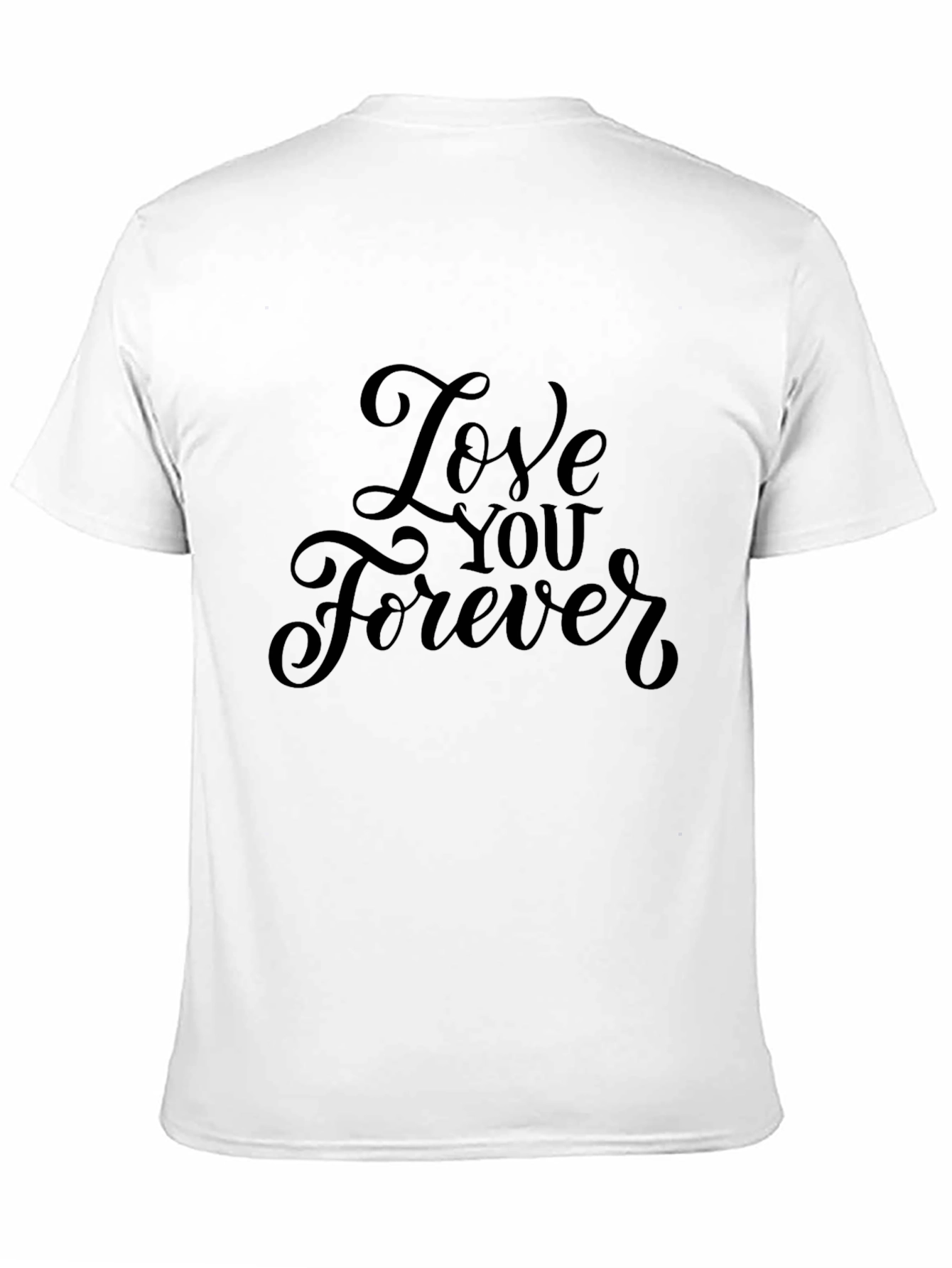 Love You Forever Black Graphic Tee
