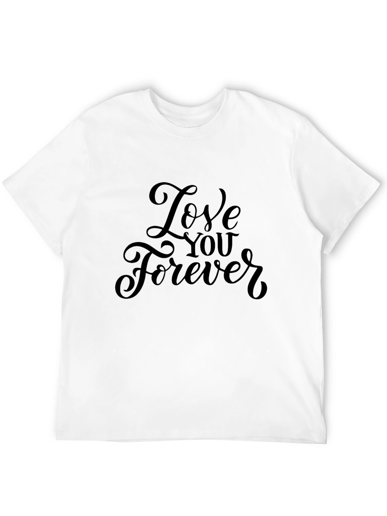 Love You Forever Black Graphic Tee