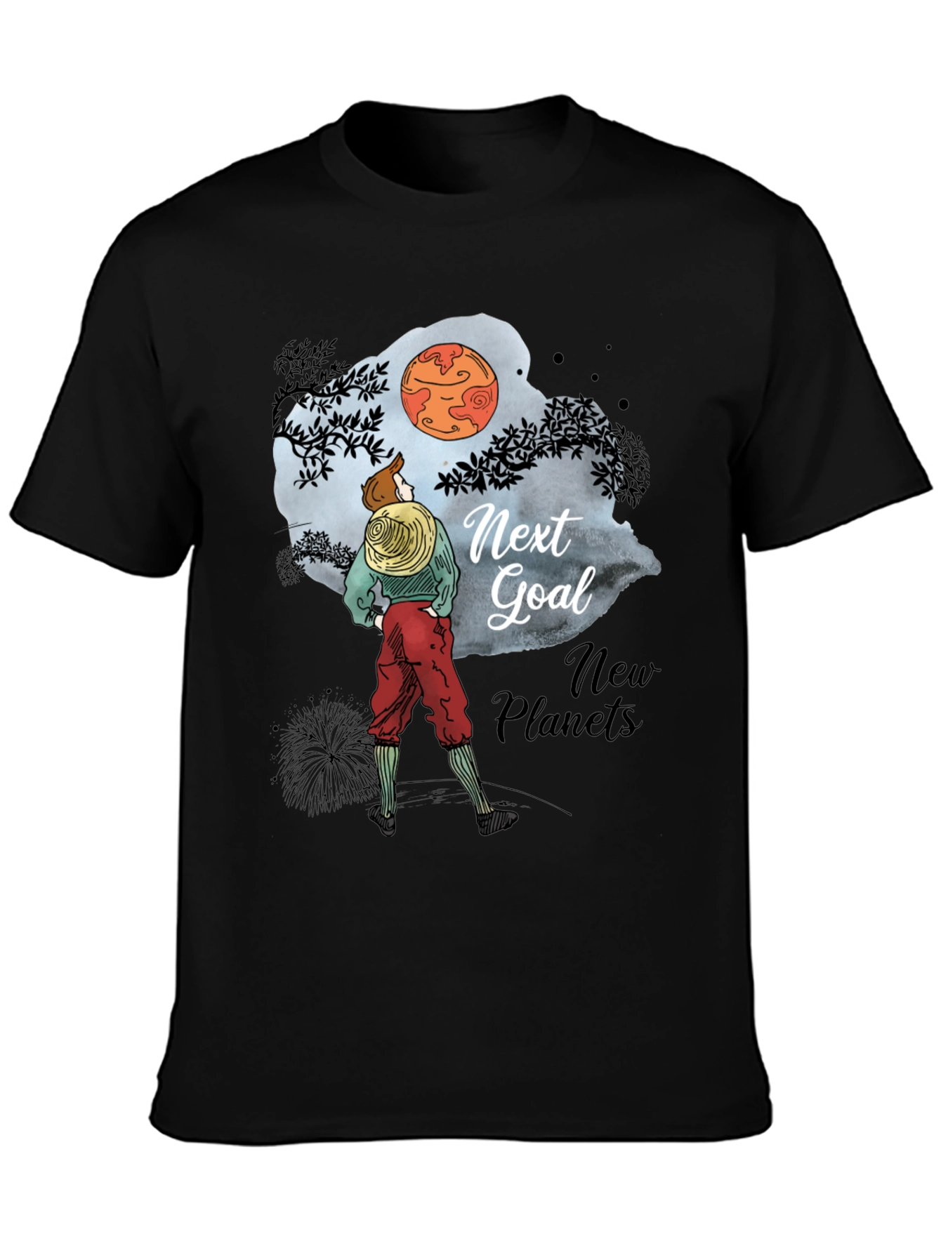 Next Goal New Planets Graphic T-Shirt