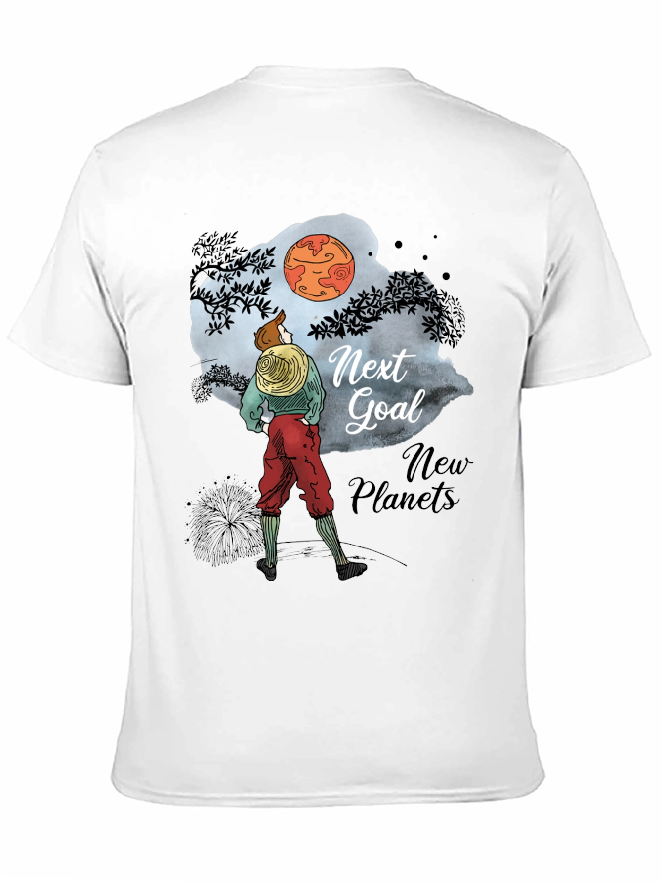 Next Goal New Planets Graphic T-Shirt