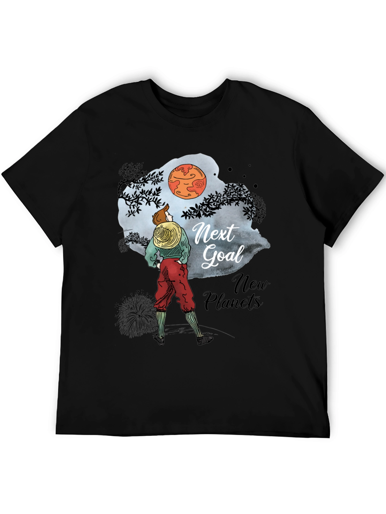 Next Goal New Planets Graphic T-Shirt
