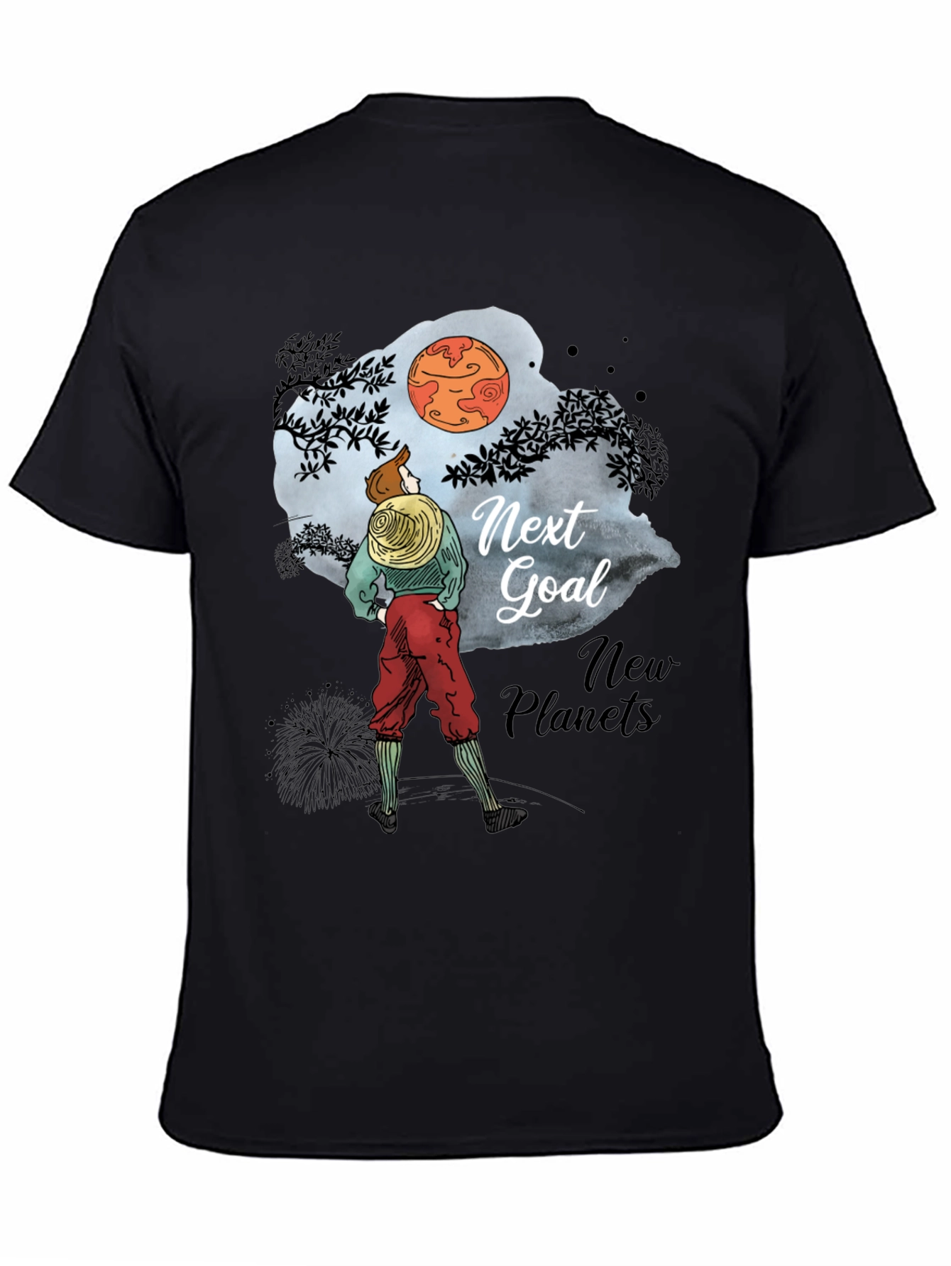 Next Goal New Planets Graphic T-Shirt