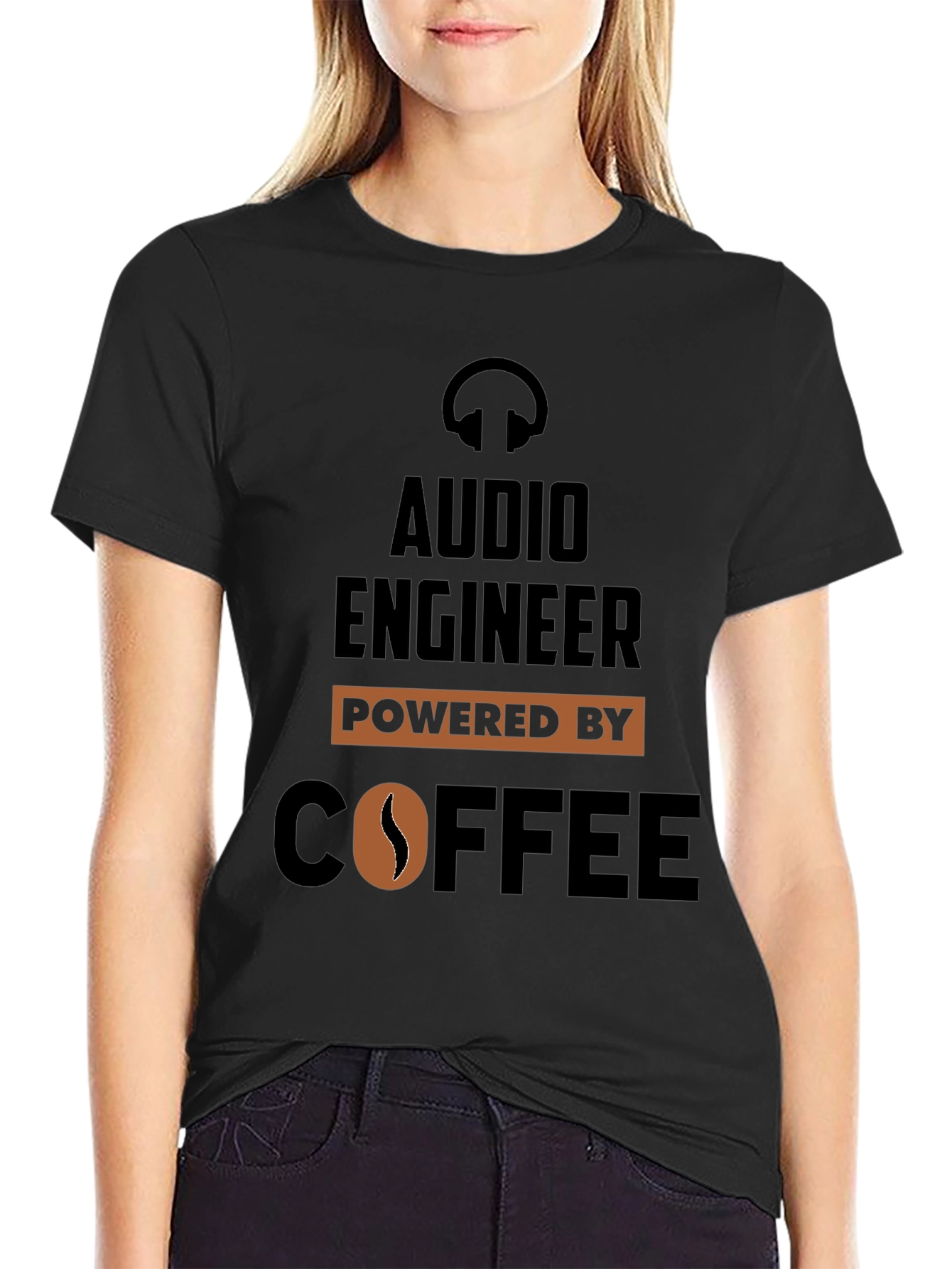 Audio Engineer Powered By Coffee T-Shirt