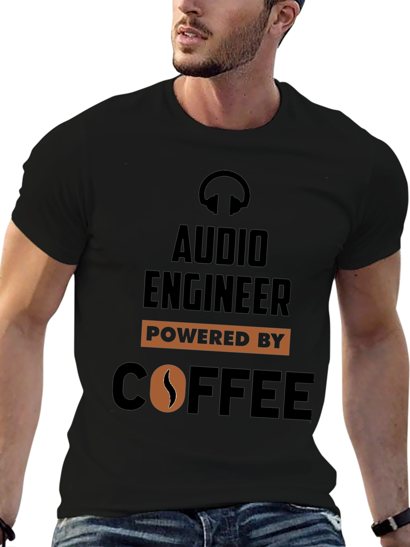 Audio Engineer Powered By Coffee T-Shirt