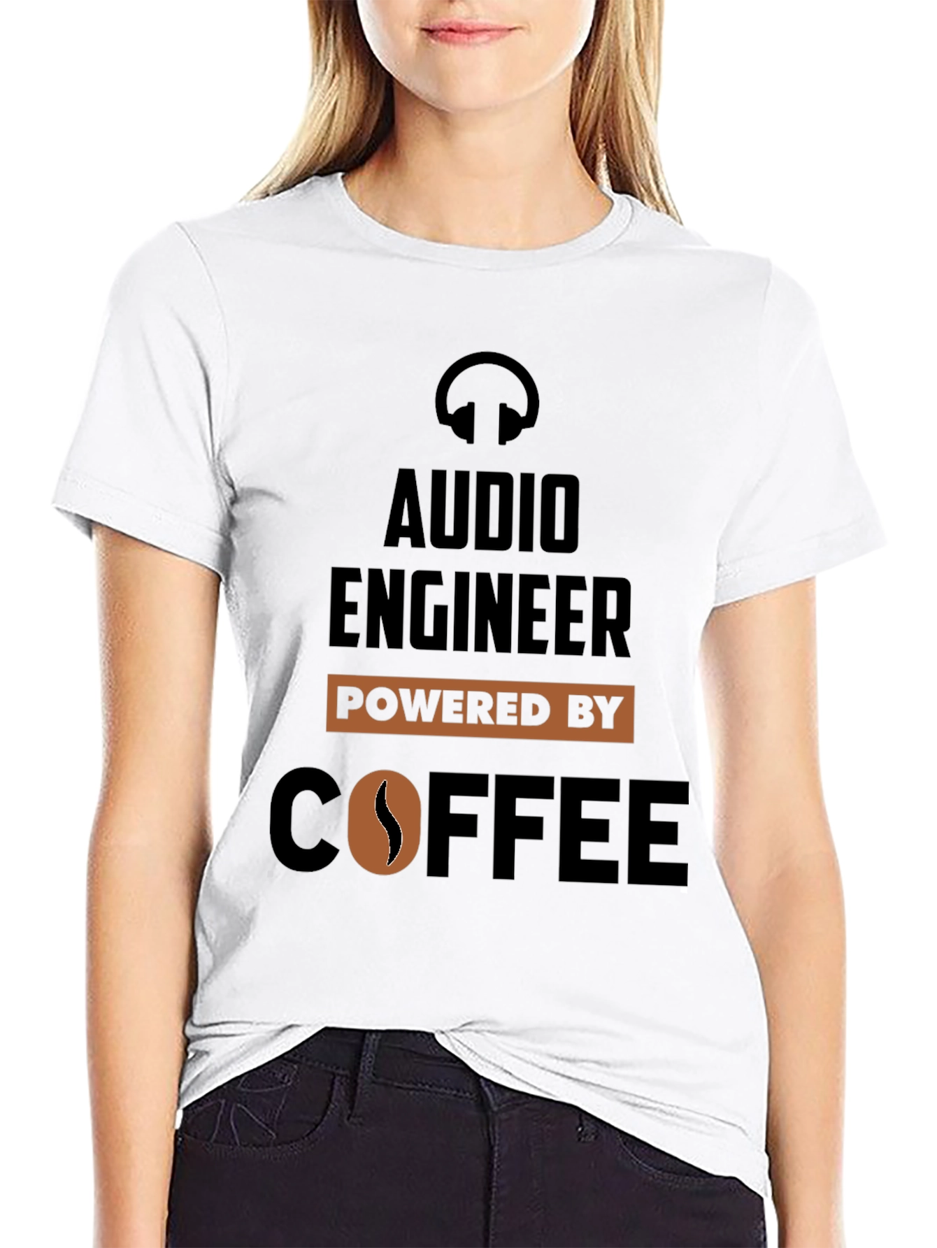 Audio Engineer Powered By Coffee T-Shirt